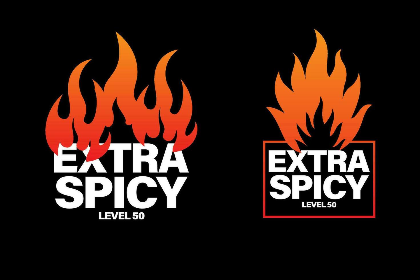 Spicy or hot symbol graphic design vector