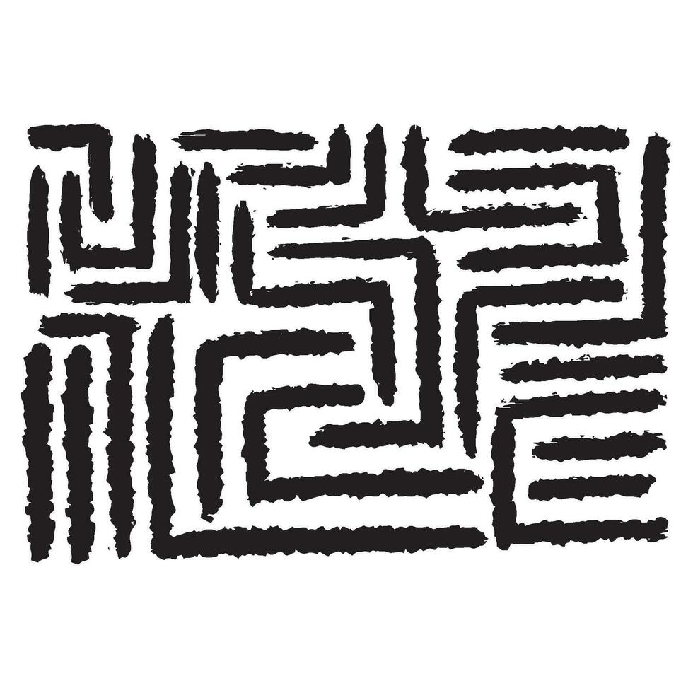 Zigzag lines and triangles vector collection. Simple geometric monochrome shapes. Memphis design, retro geometric elements.