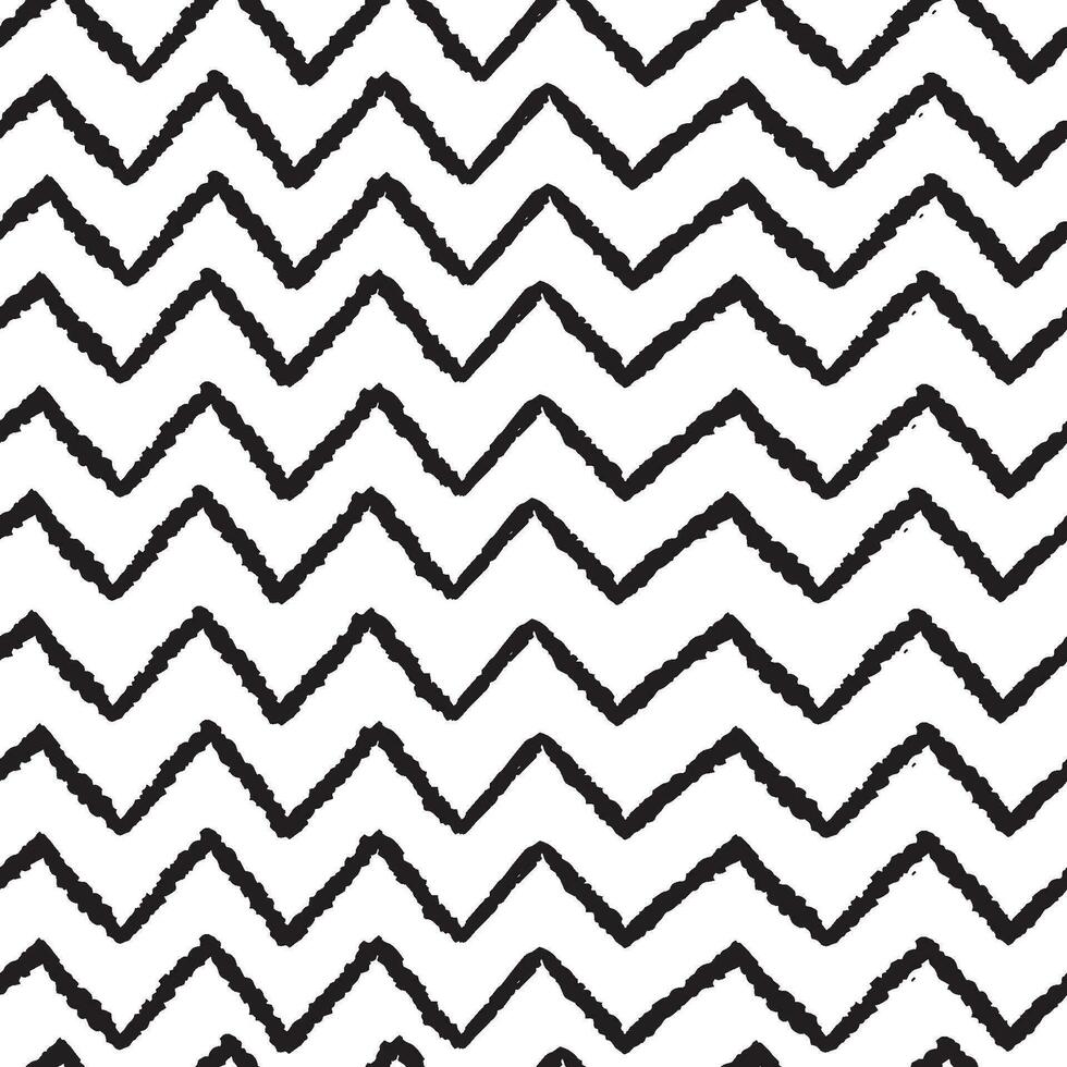 Zigzag lines and triangles vector collection. Simple geometric monochrome shapes. Memphis design, retro geometric elements.