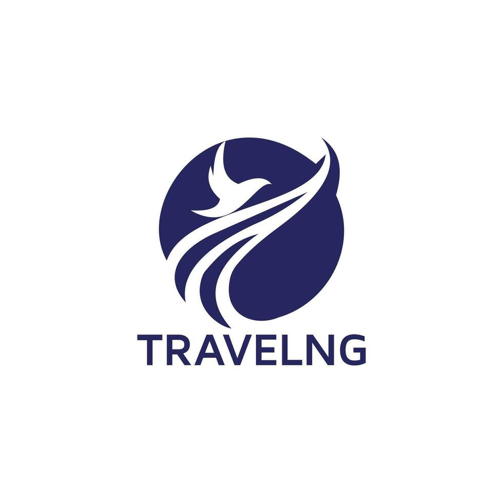 Air travel logo template. Travel logo. sea logo. river logo concept. Sunset or sunrise icon. Plane logo. Plane vector. Landscape logo. Airplane icon. Airplane vecto vector
