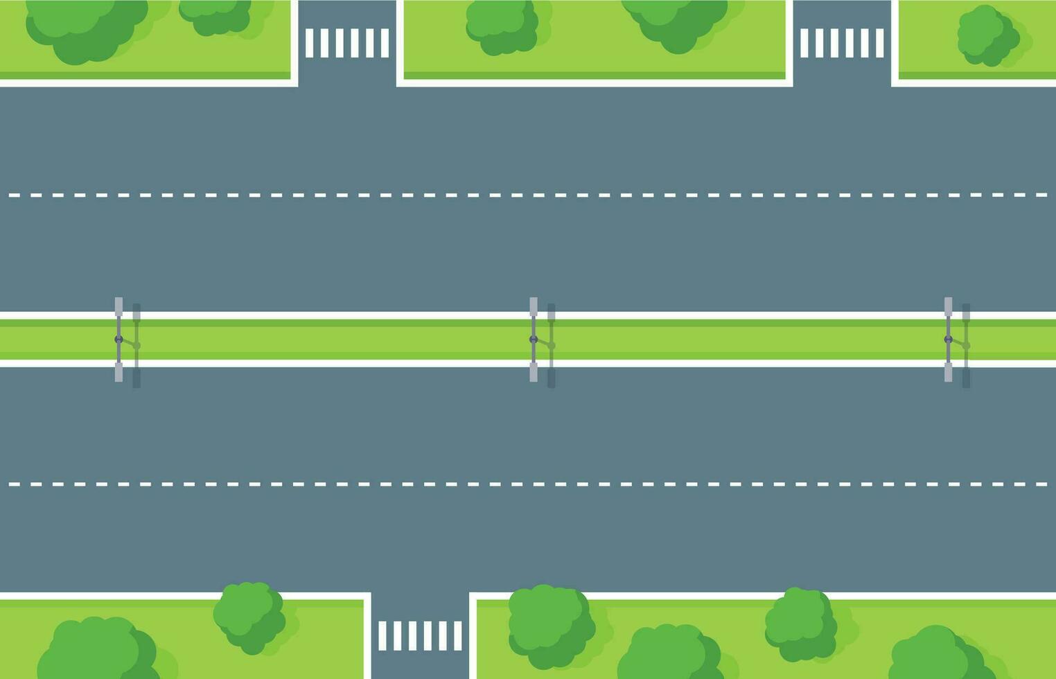 Empty highway top view. Road asphalt with pedestrian Empty highway top view. Road asphalt with pedestrian