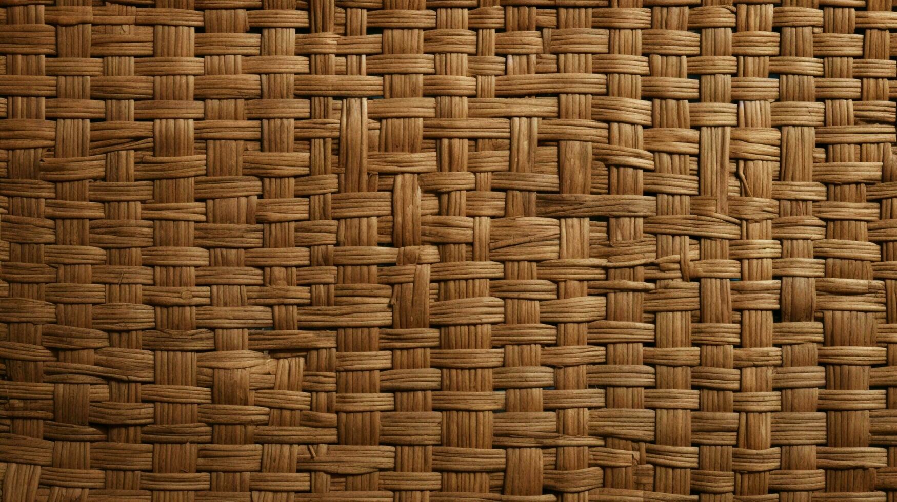 AI generated Wicker Textures background photo