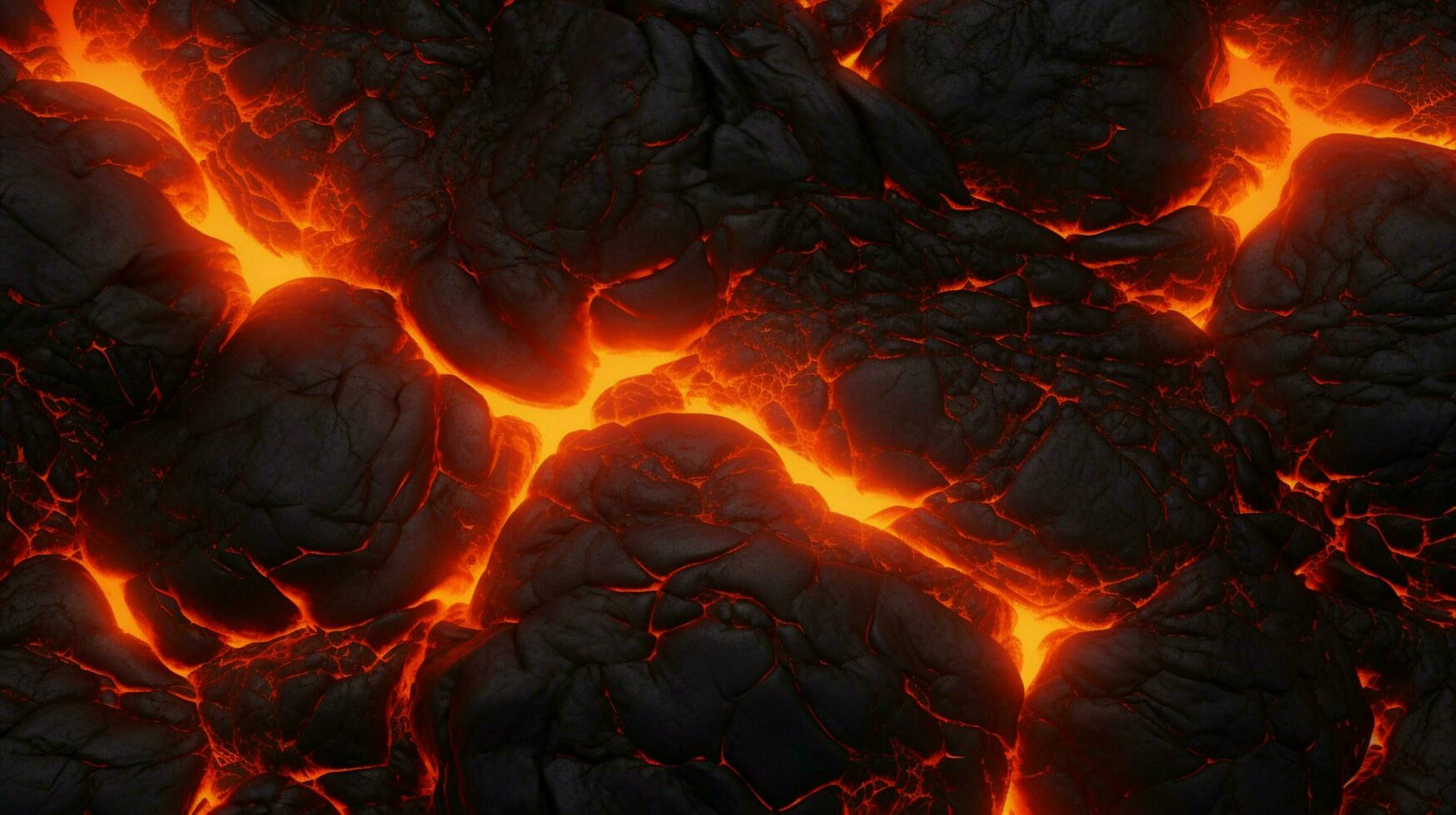 AI generated Lava Textures background photo