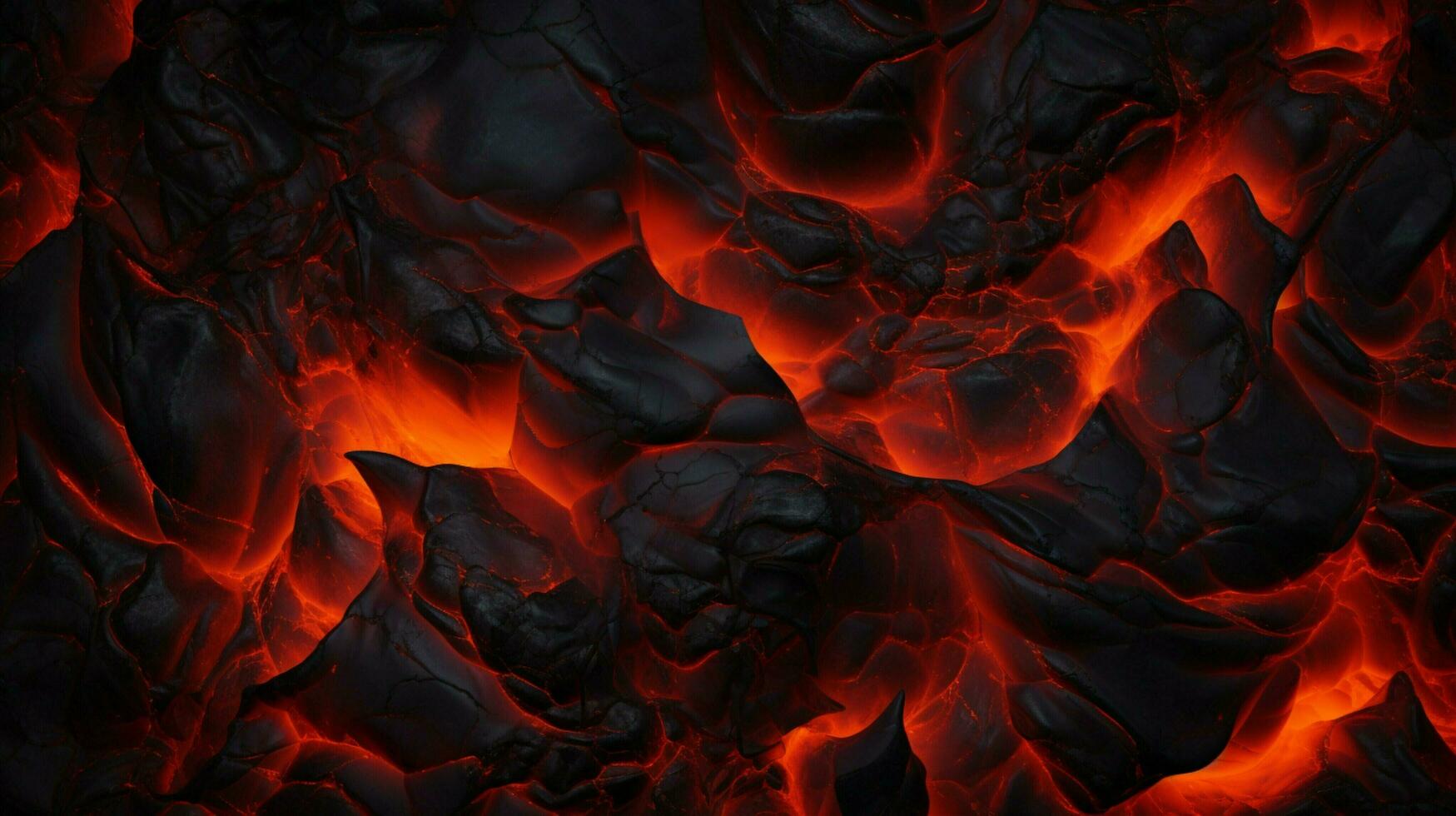 AI generated Lava Textures background photo