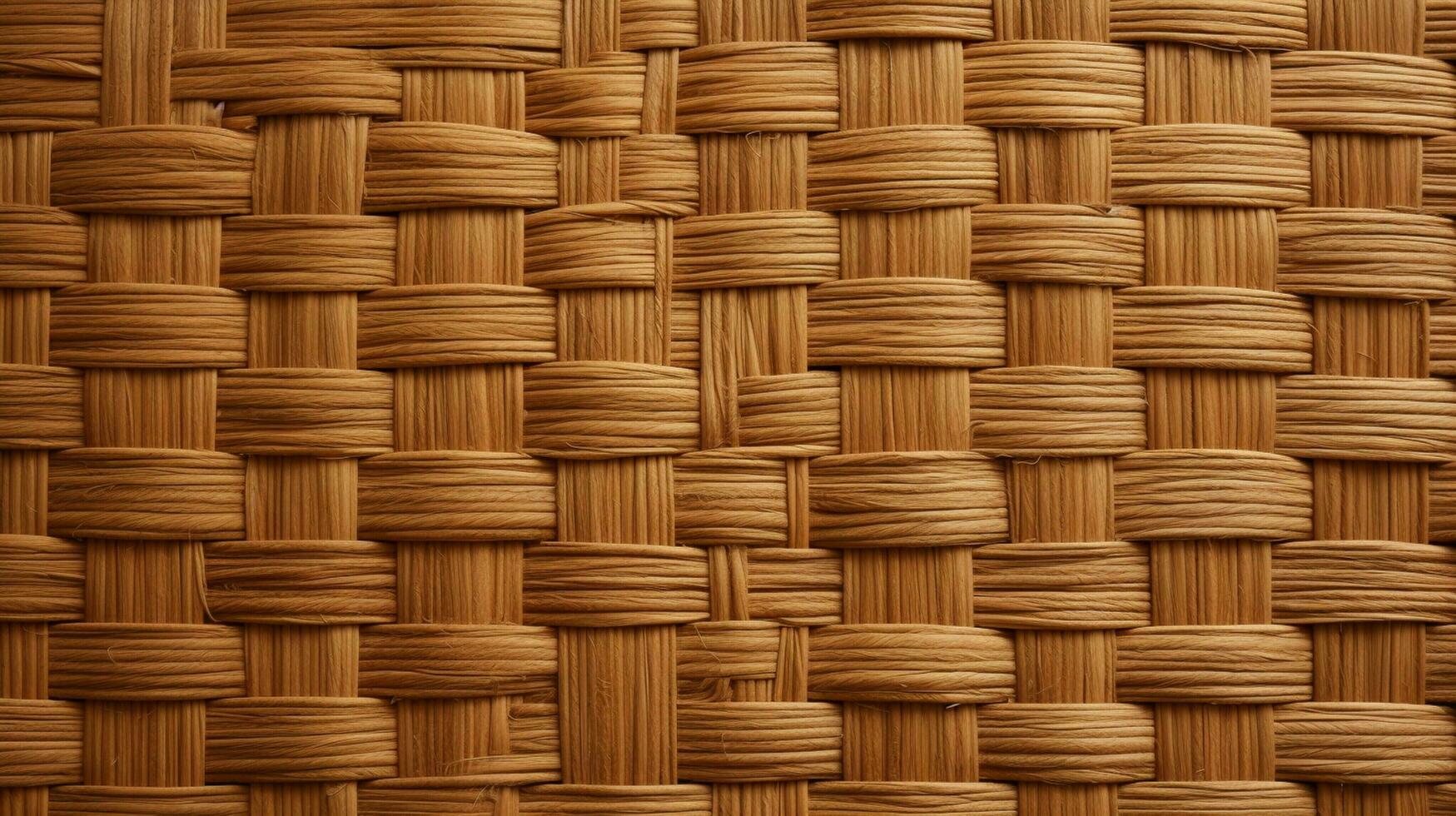 AI generated Wicker Textures background photo