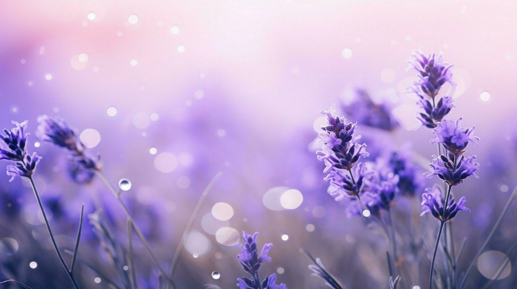 AI generated Lavender color splash background photo