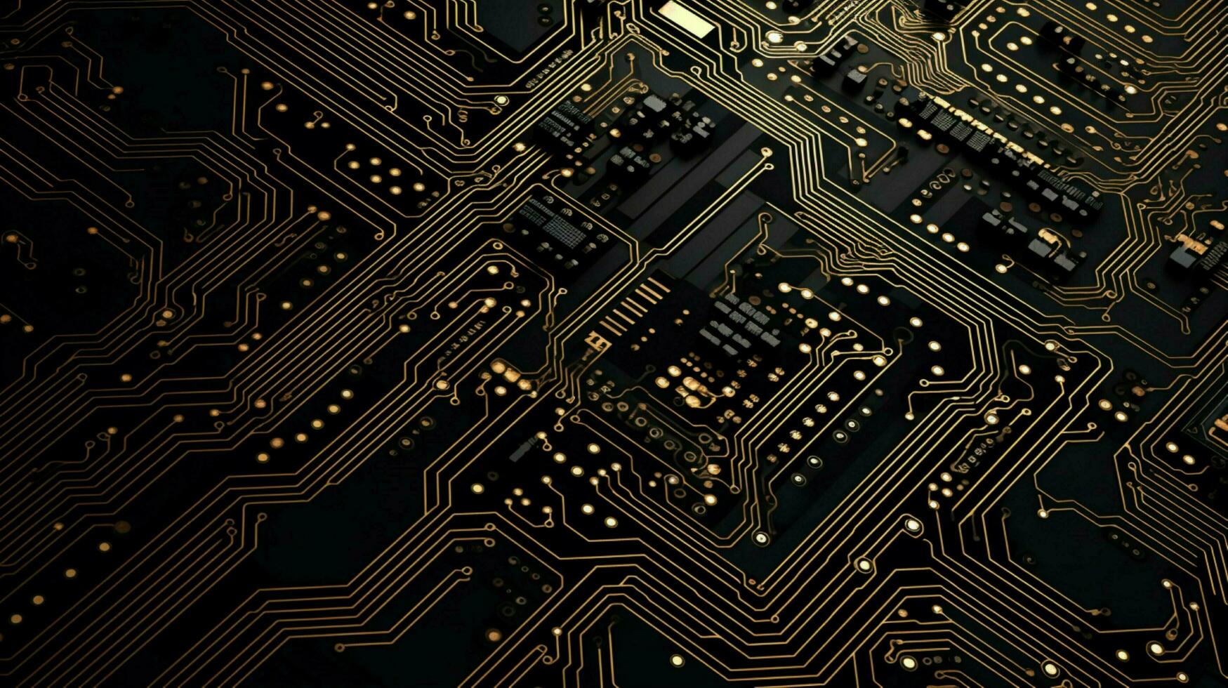 AI generated circuit board background photo