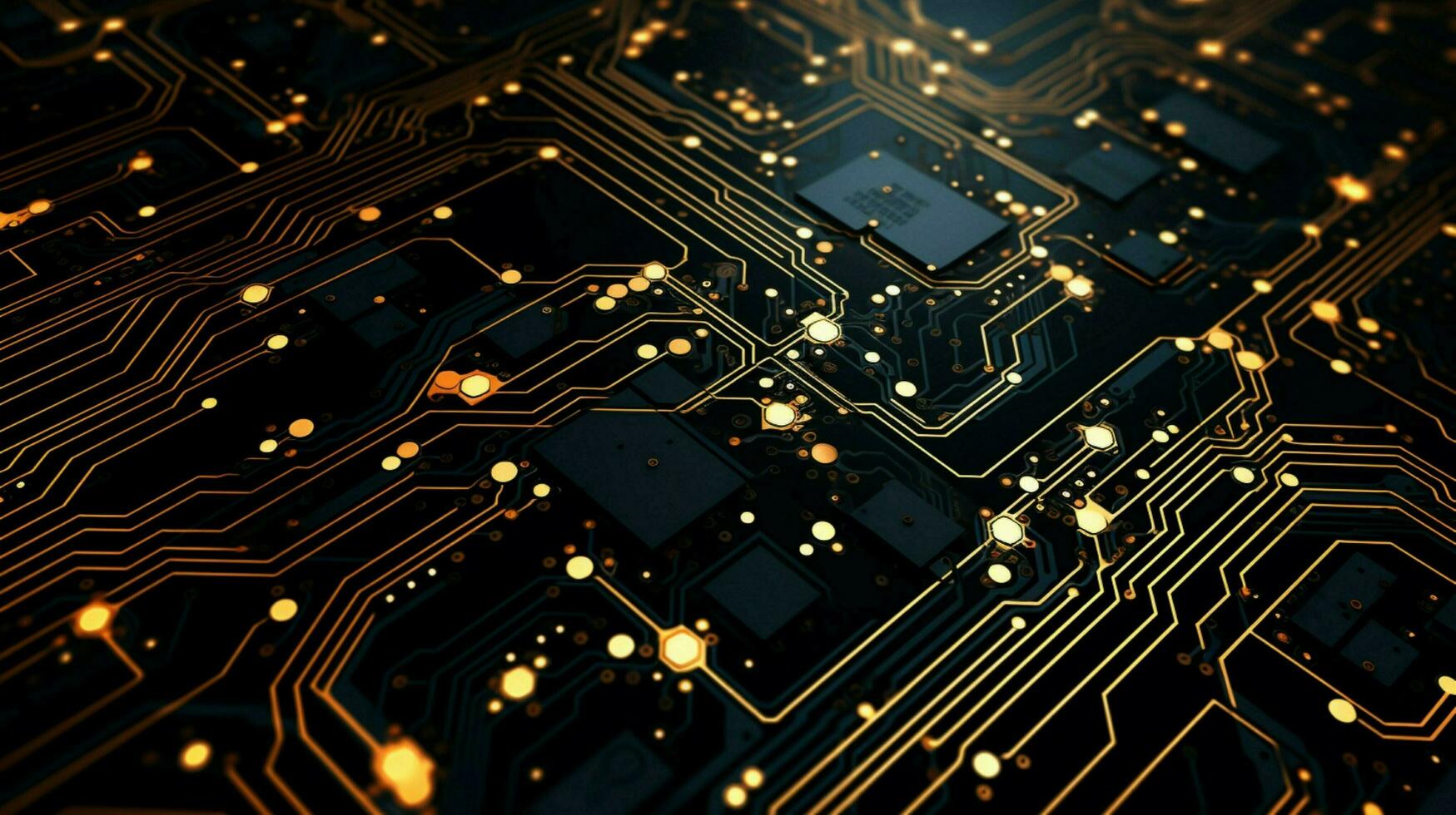 AI generated circuit board background photo
