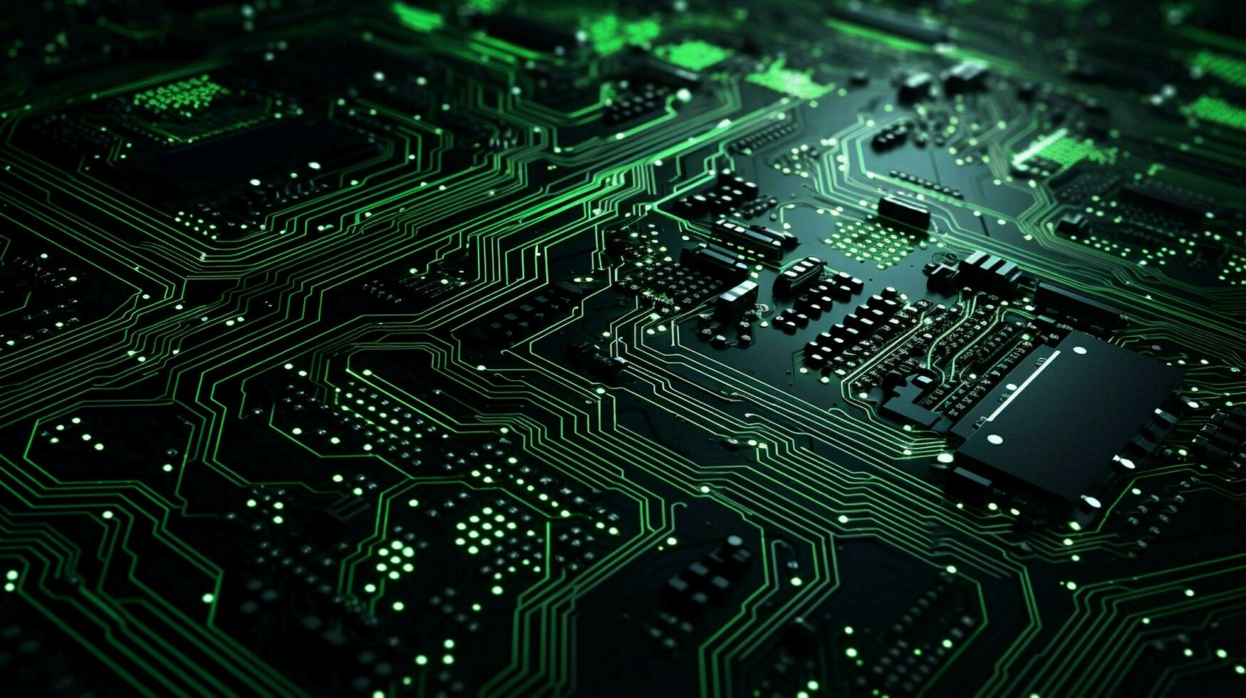 AI generated circuit board background photo