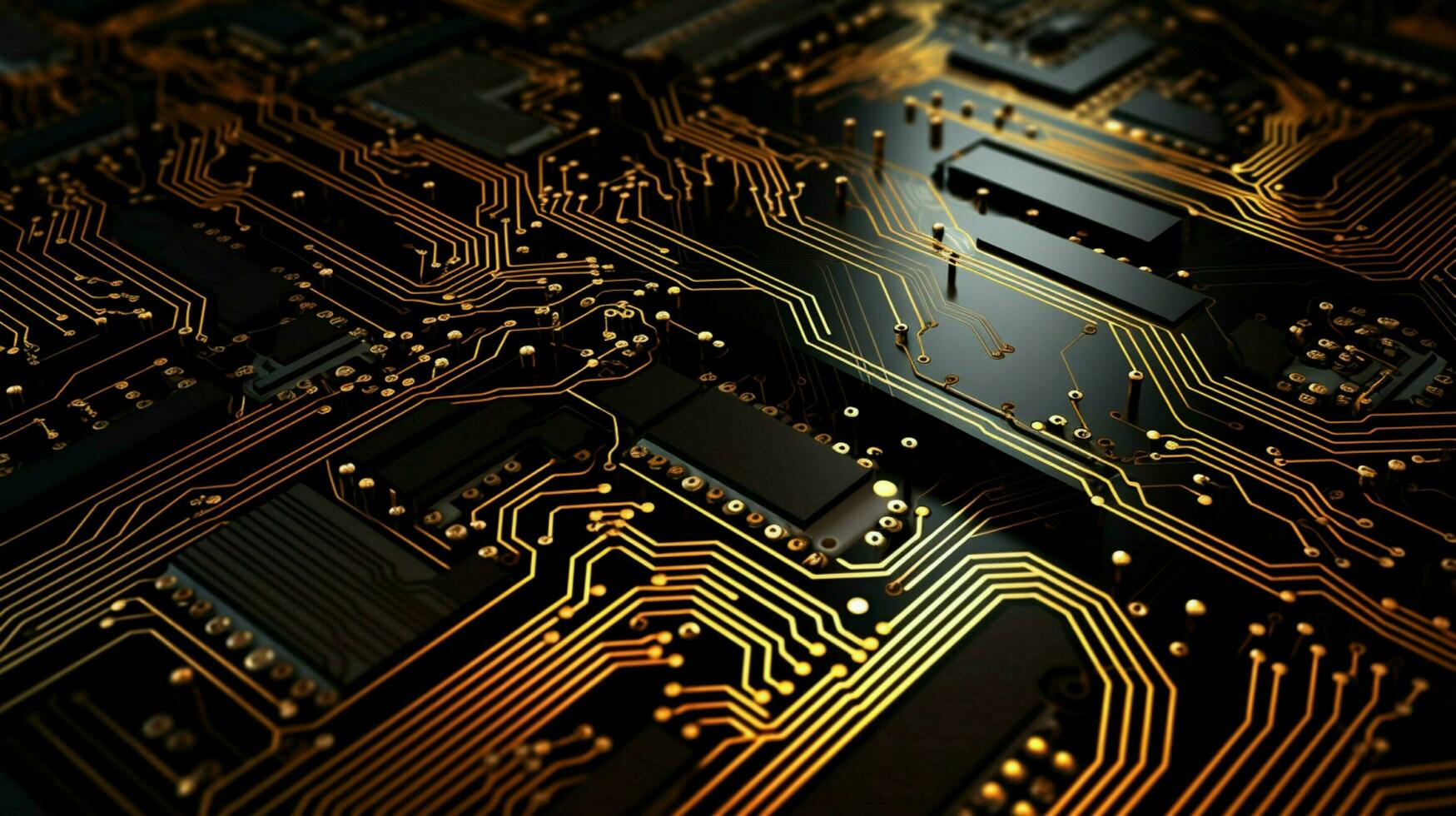 AI generated circuit board background photo