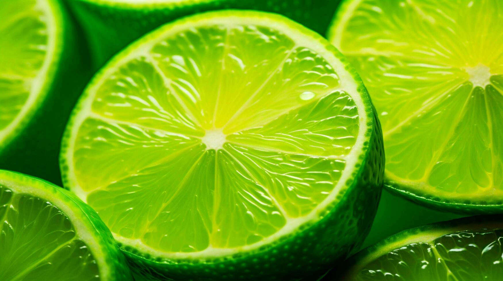 AI generated Lime green hard background photo