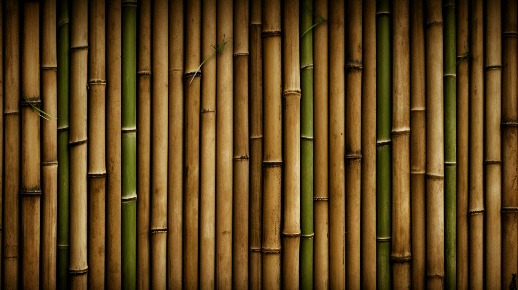 AI generated Bamboo Textures background photo