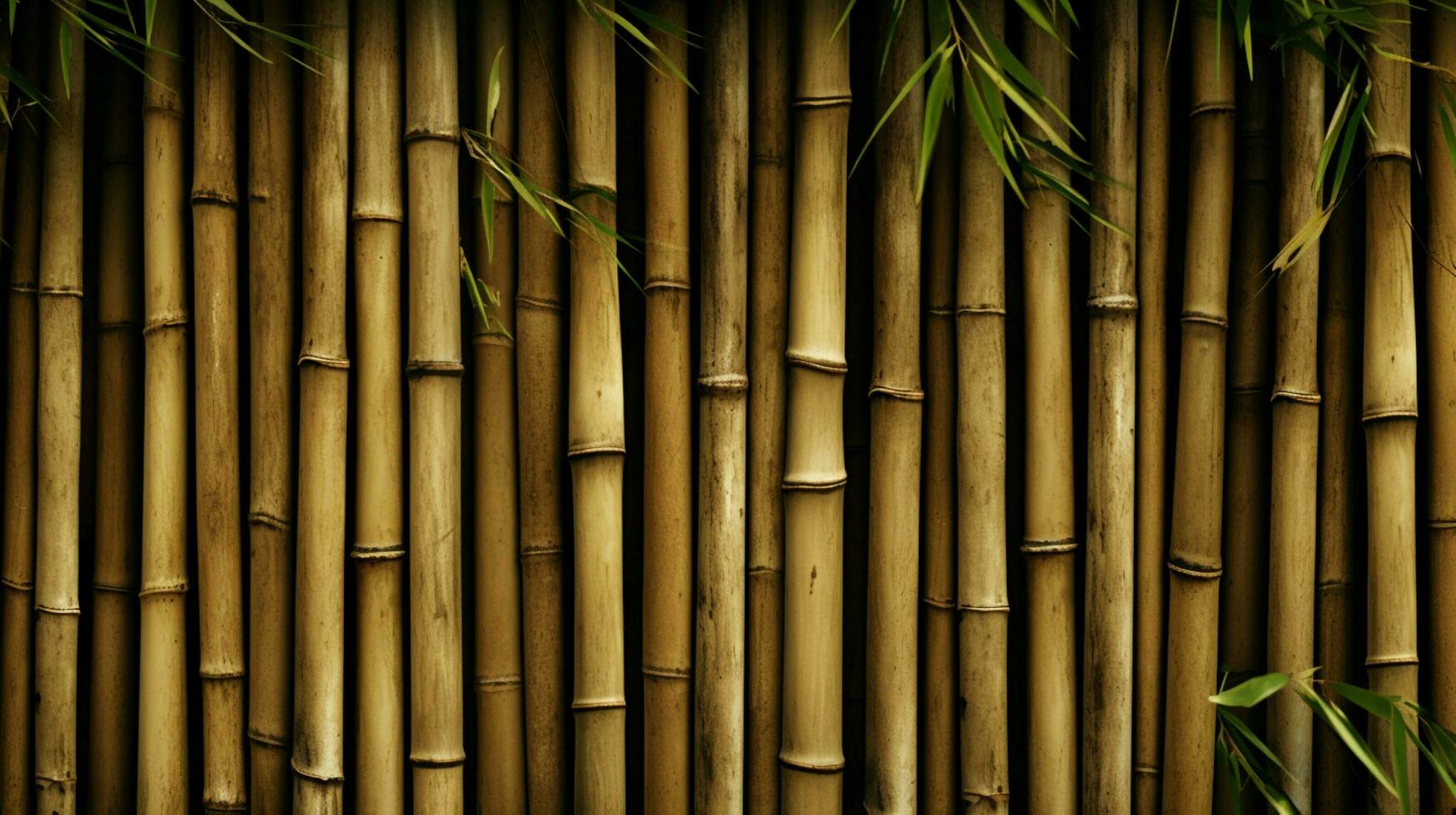 AI generated Bamboo Textures background photo