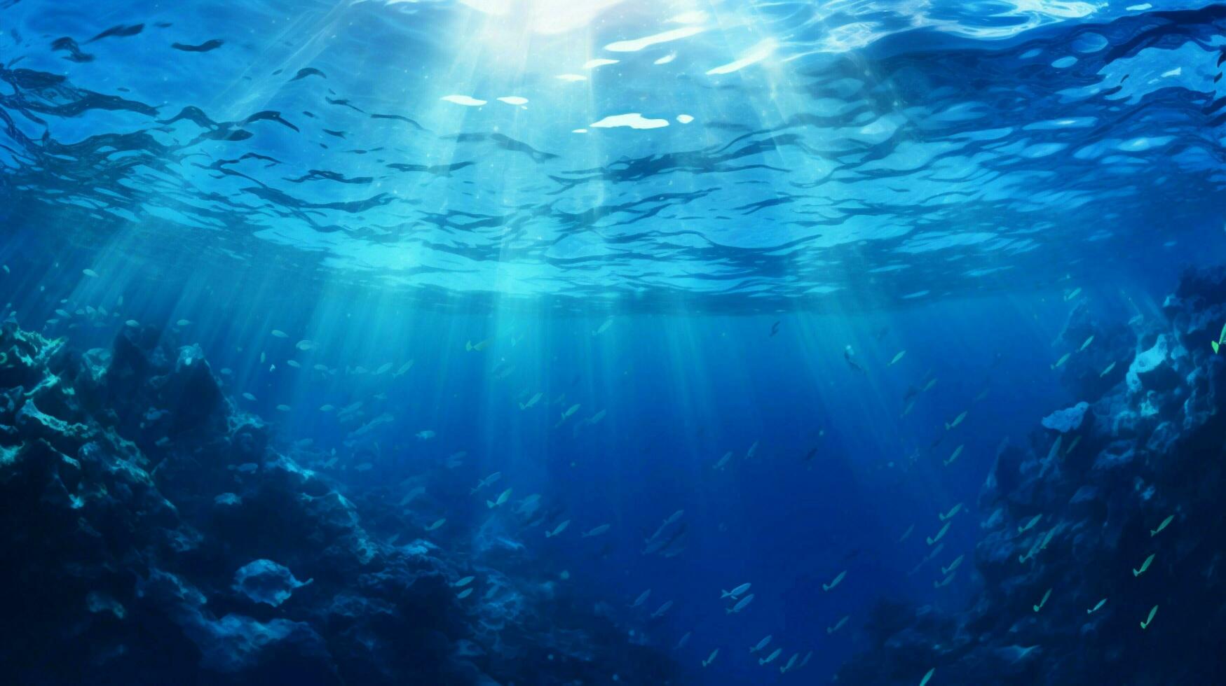 AI generated Cyan high quality background photo