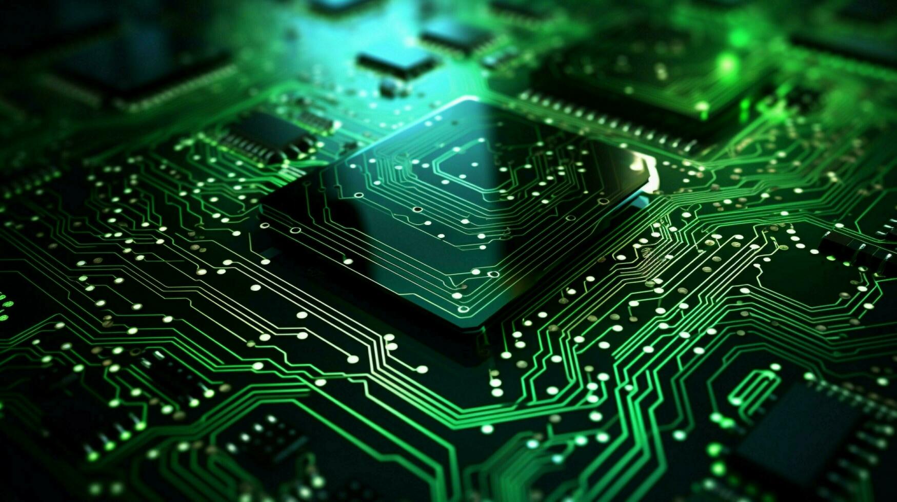 AI generated circuit board background photo