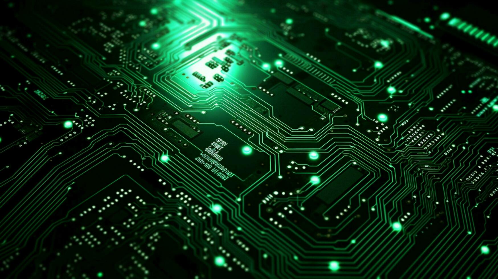 AI generated circuit board background photo