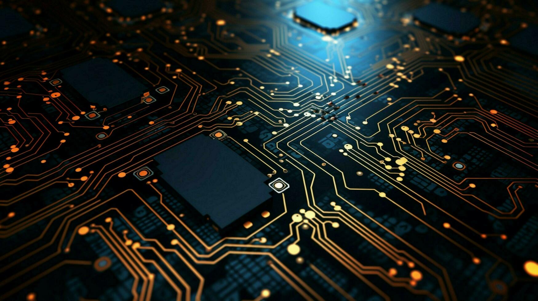 AI generated circuit board background photo