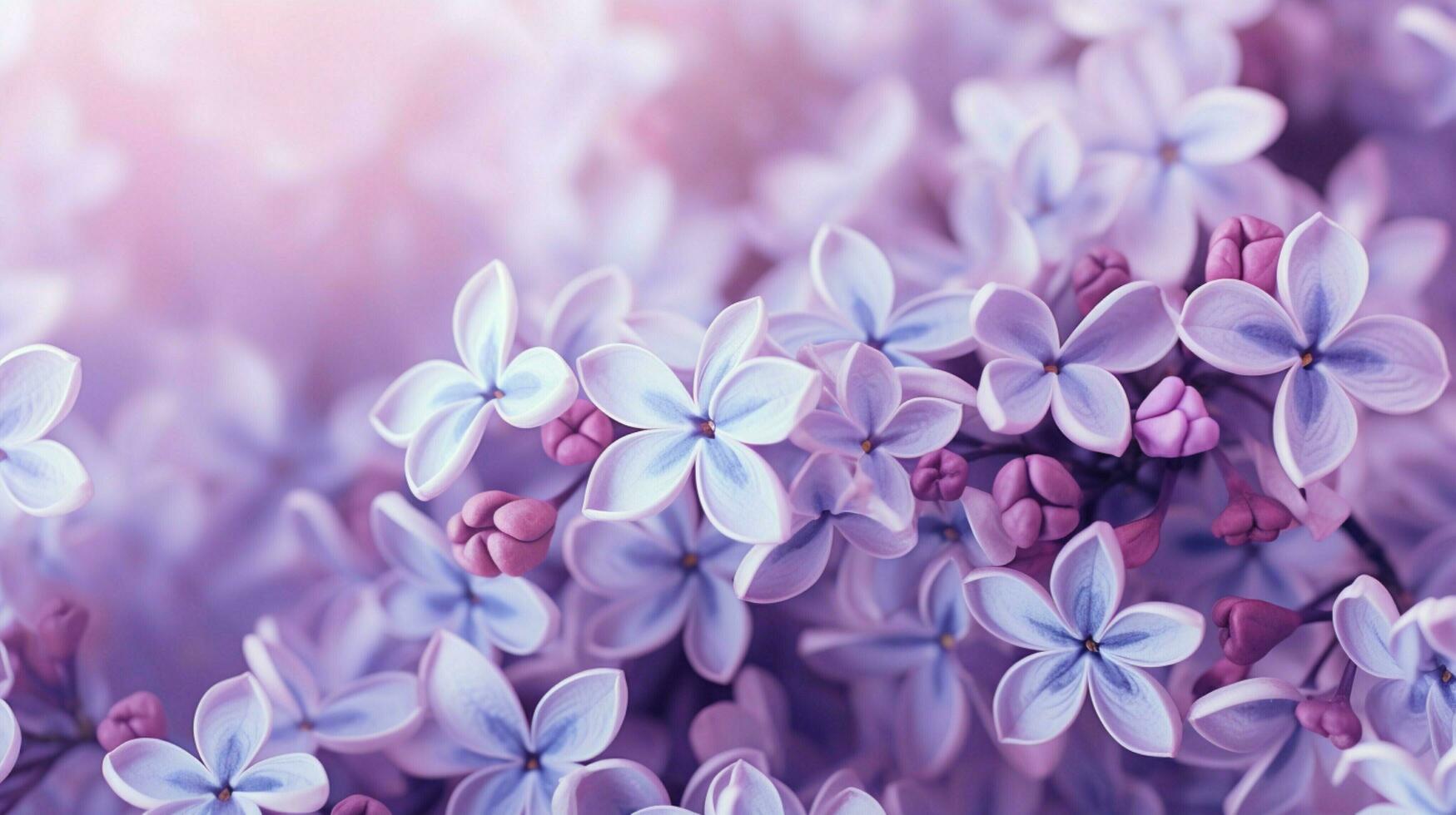 AI generated Lilac soft background photo
