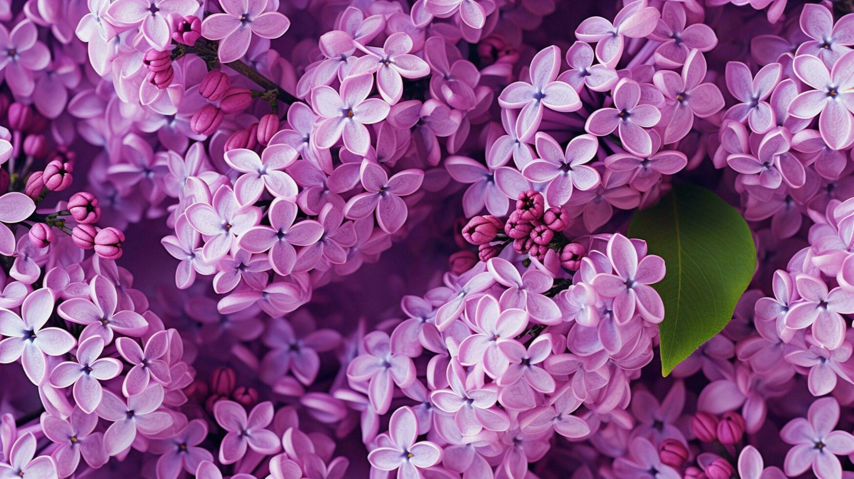 AI generated Lilac background photo