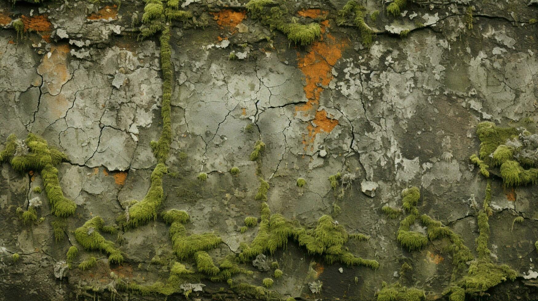 AI generated Lichen Textures background photo