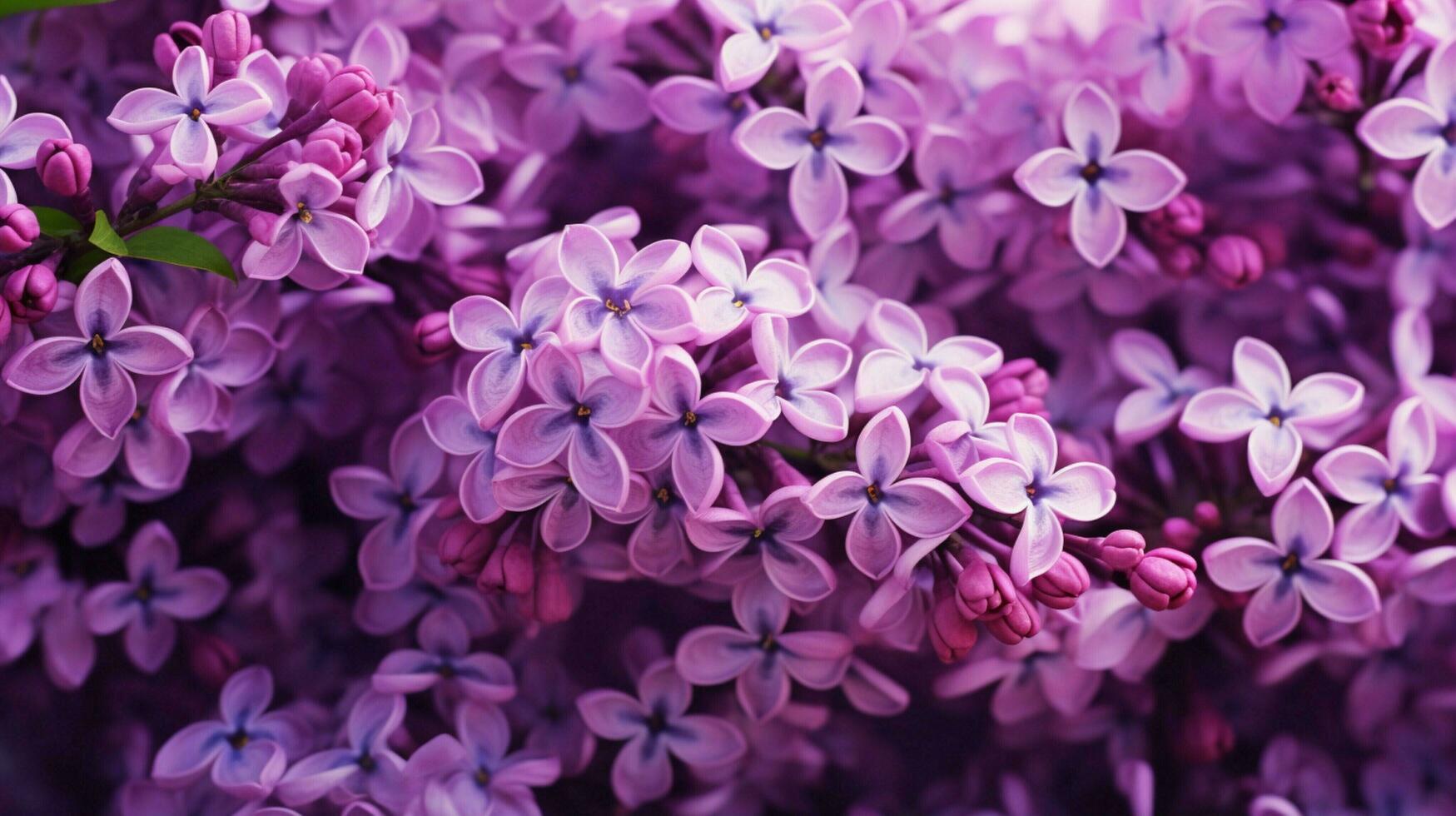 AI generated Lilac background photo