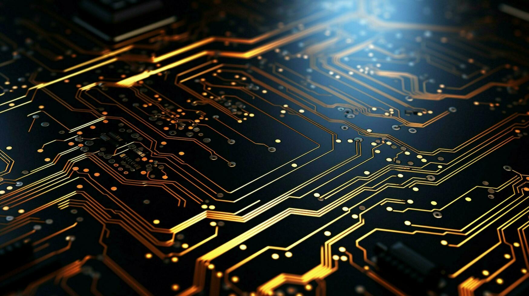 AI generated circuit board background photo