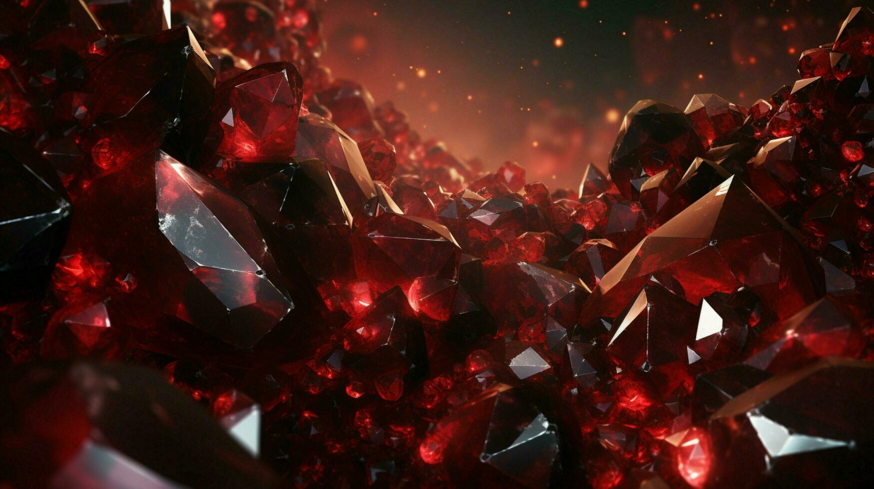 AI generated Garnet hard background photo