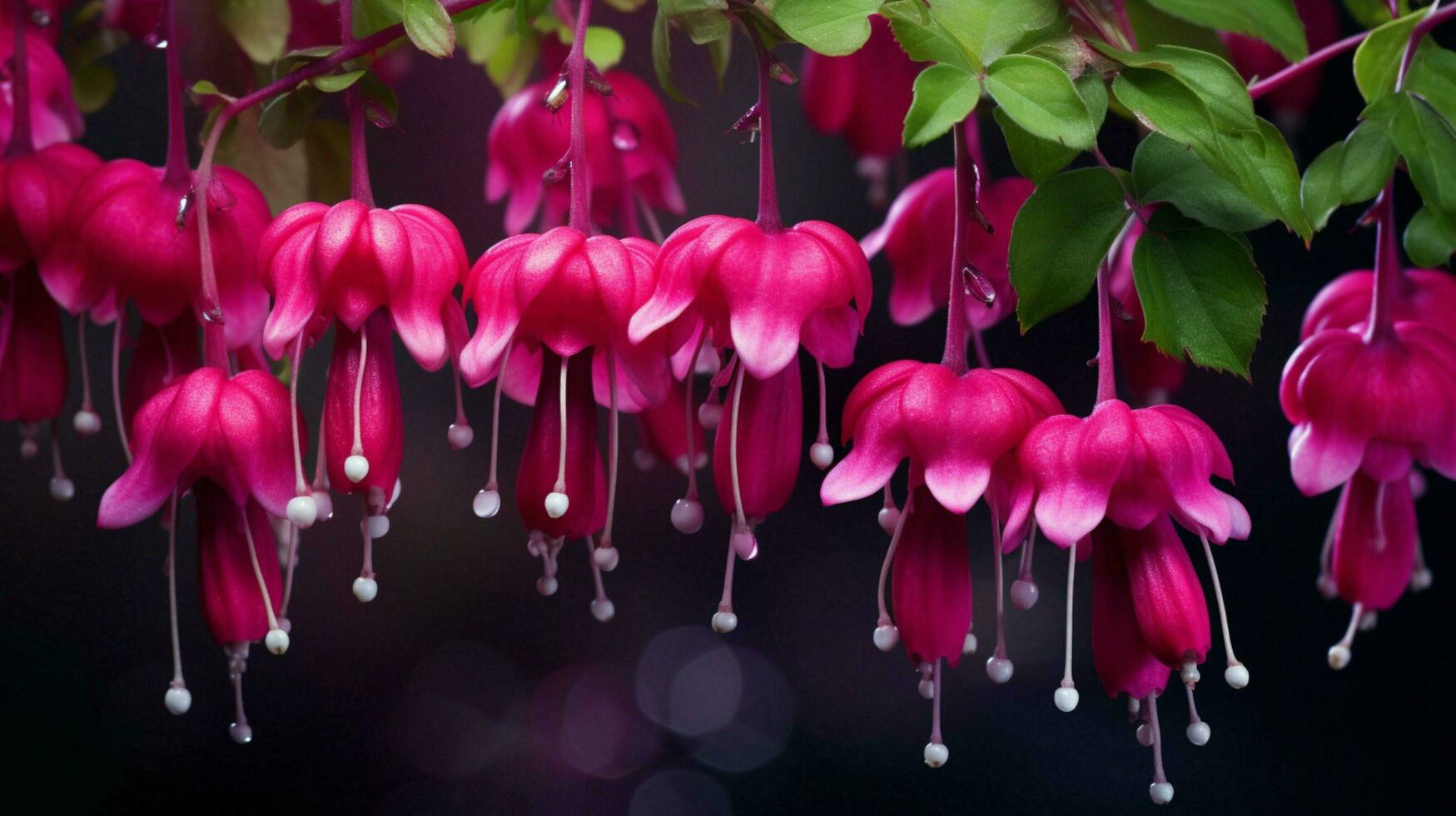 AI generated Fuchsia hard background photo