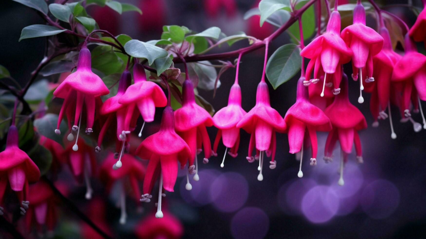 AI generated Fuchsia hard background photo