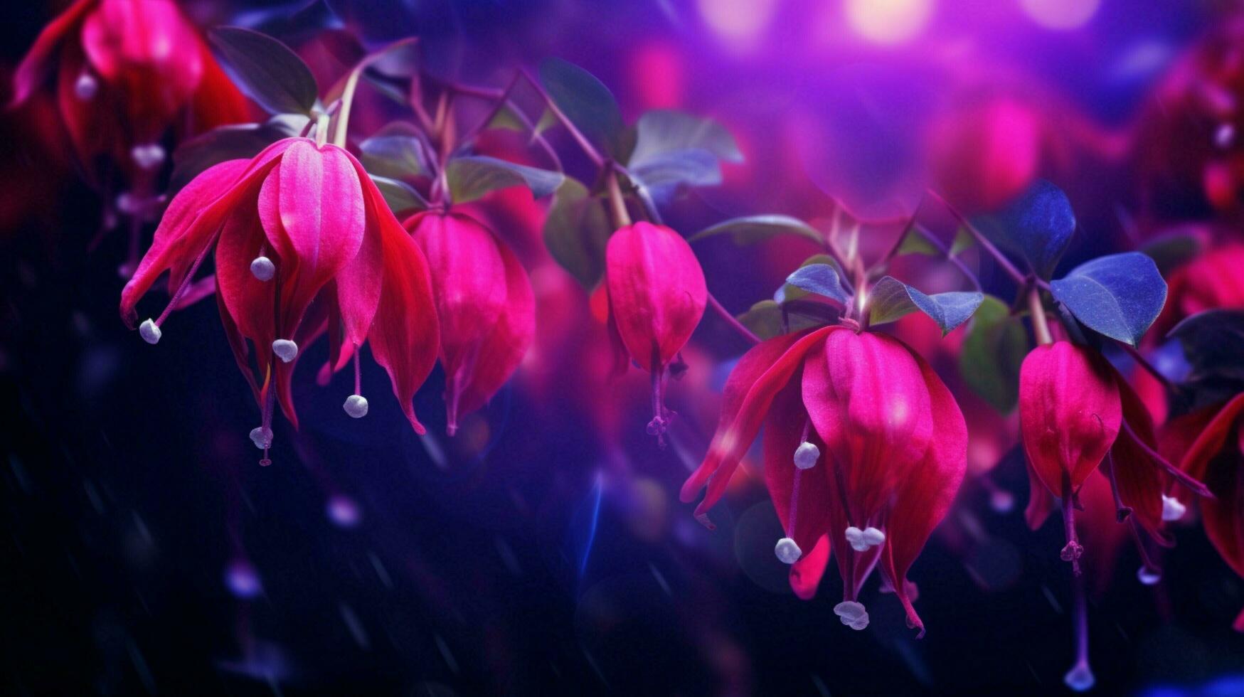 AI generated Fuchsia hard background photo