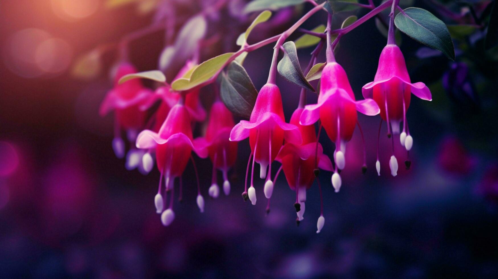 AI generated Fuchsia soft background photo