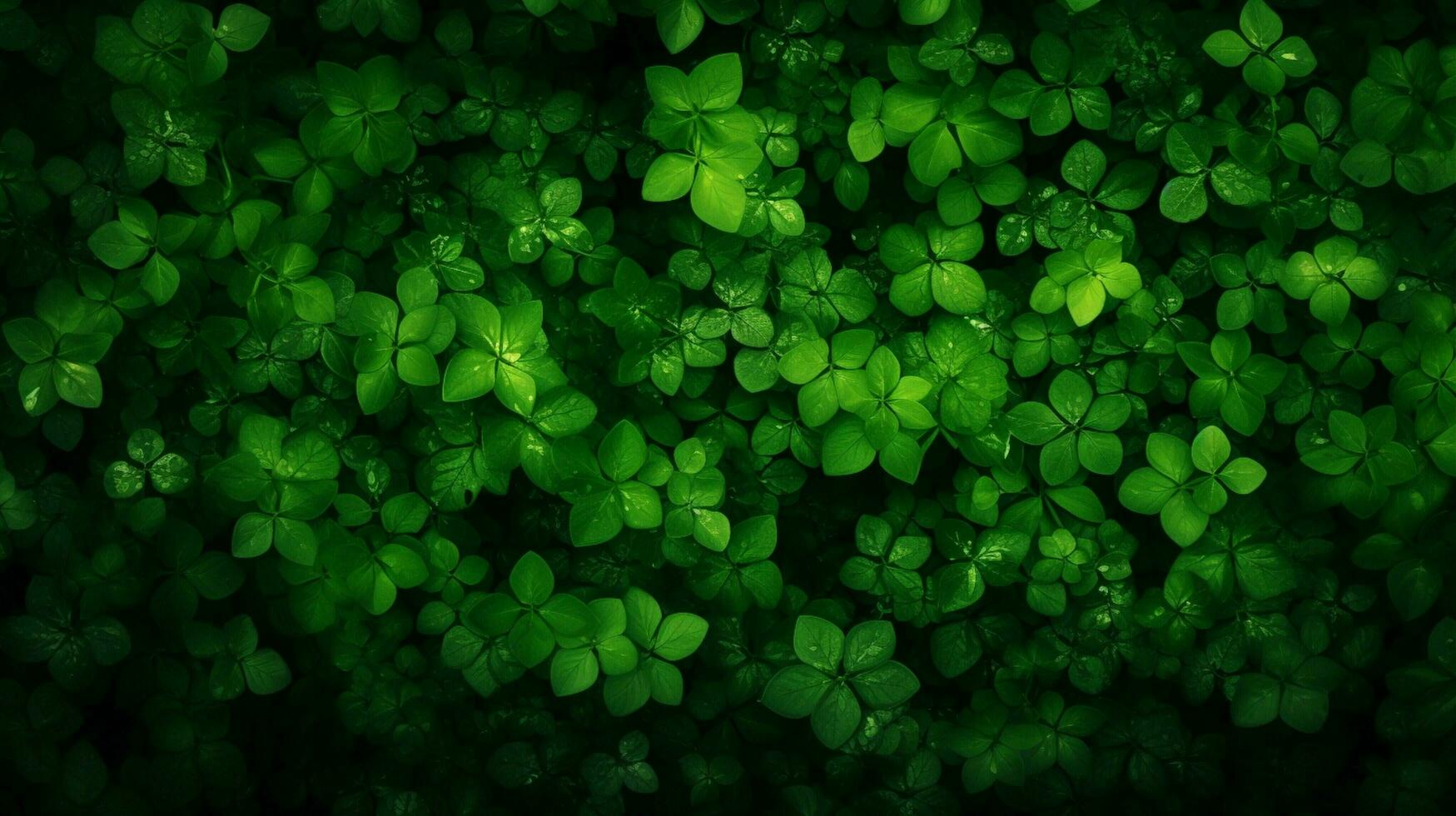 AI generated Green background photo