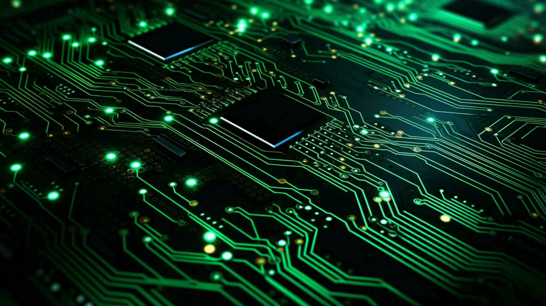 AI generated circuit board background photo