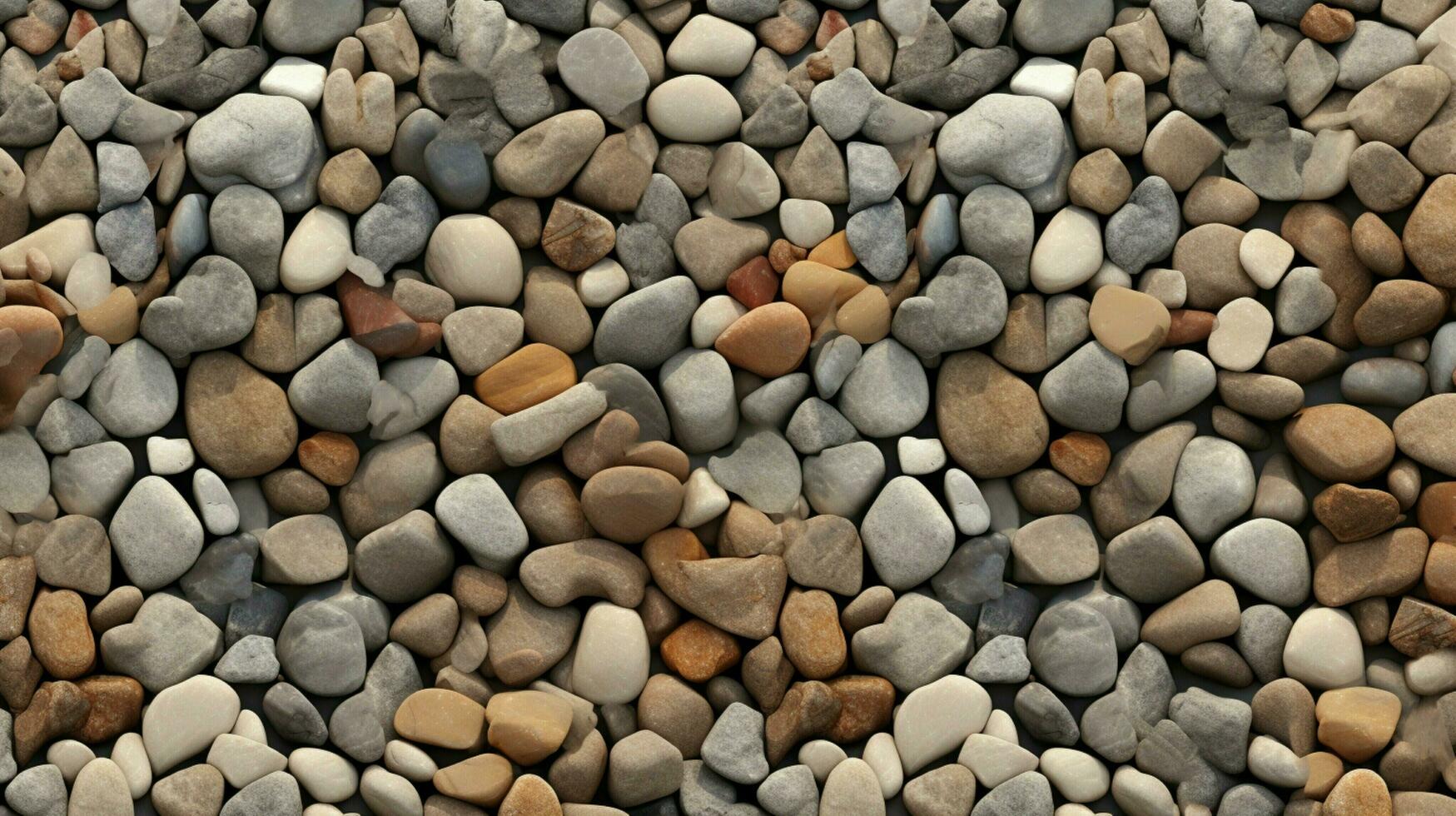 AI generated Gravel Textures background photo