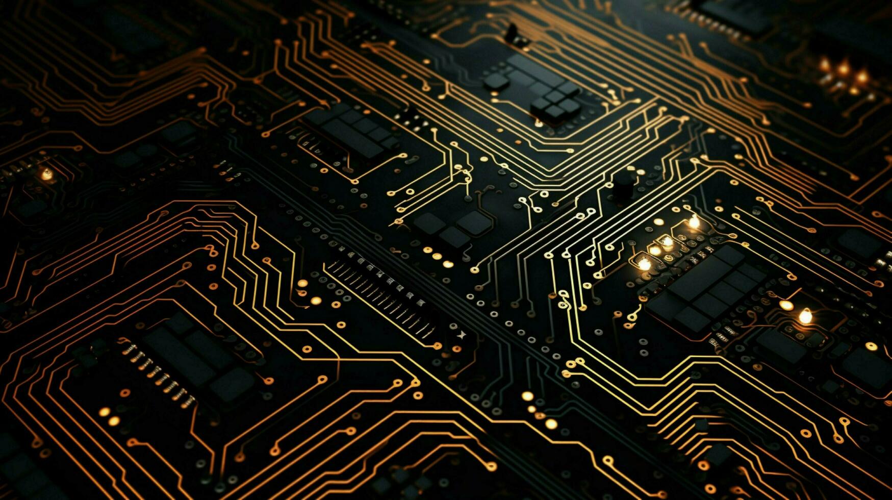 AI generated circuit board background photo