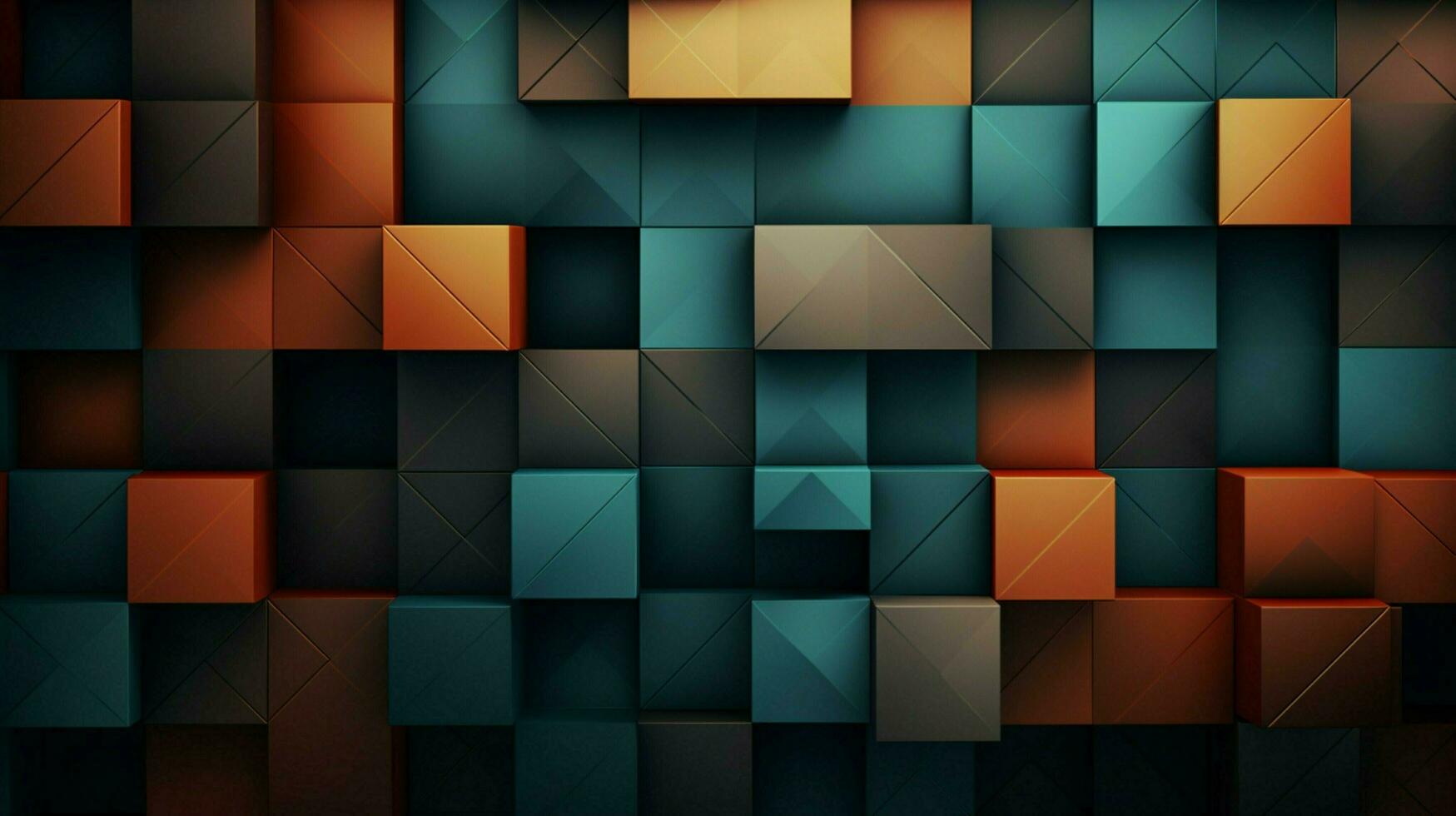 AI generated Geometric Patterns background photo