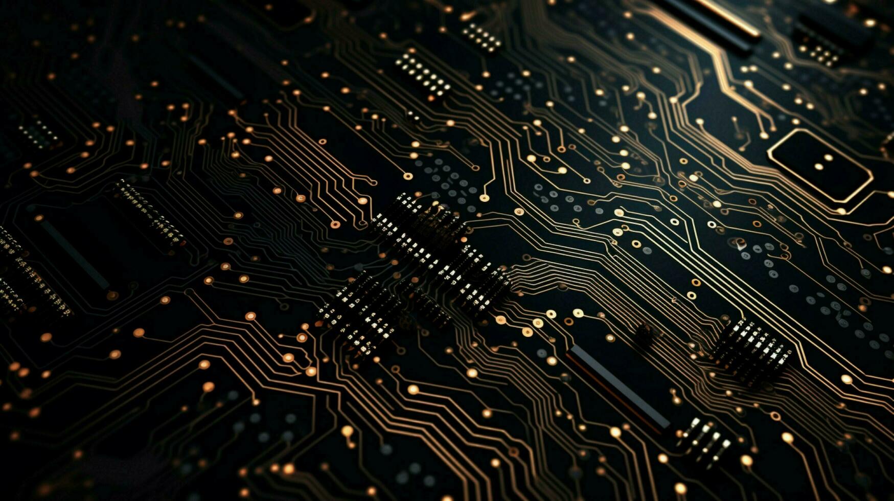 AI generated circuit board background photo