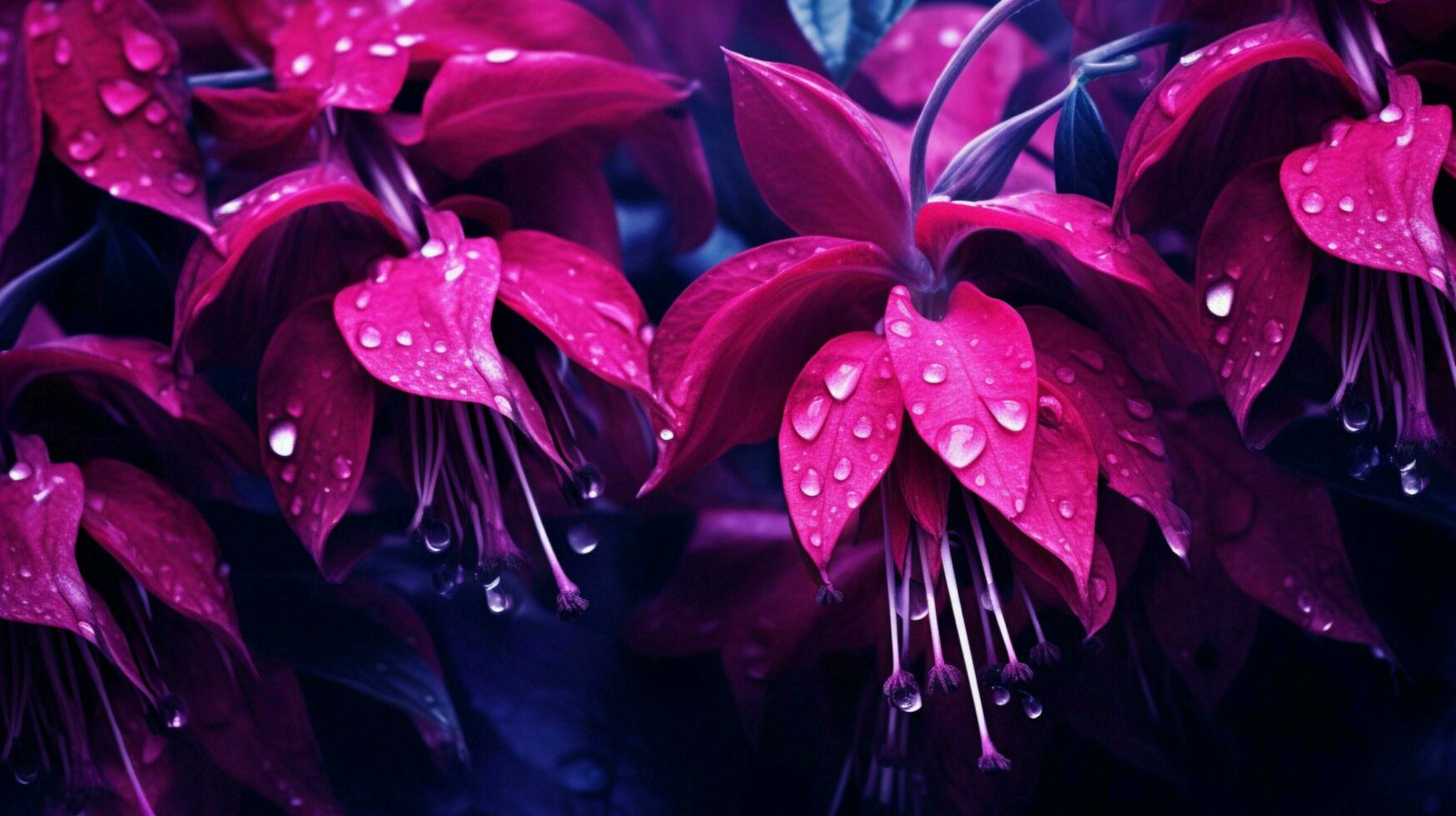 AI generated Fuchsia background photo