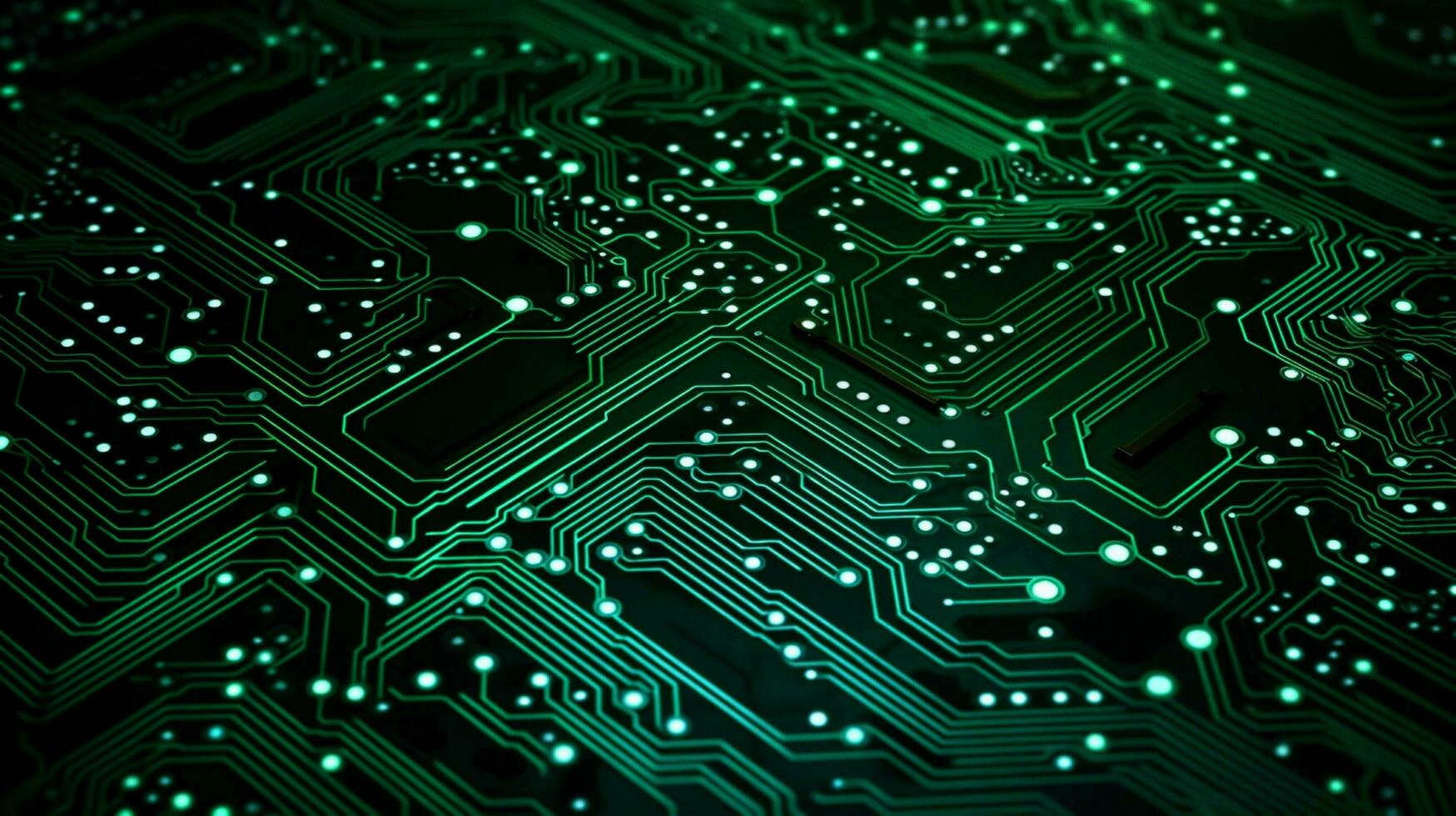 AI generated circuit board background photo