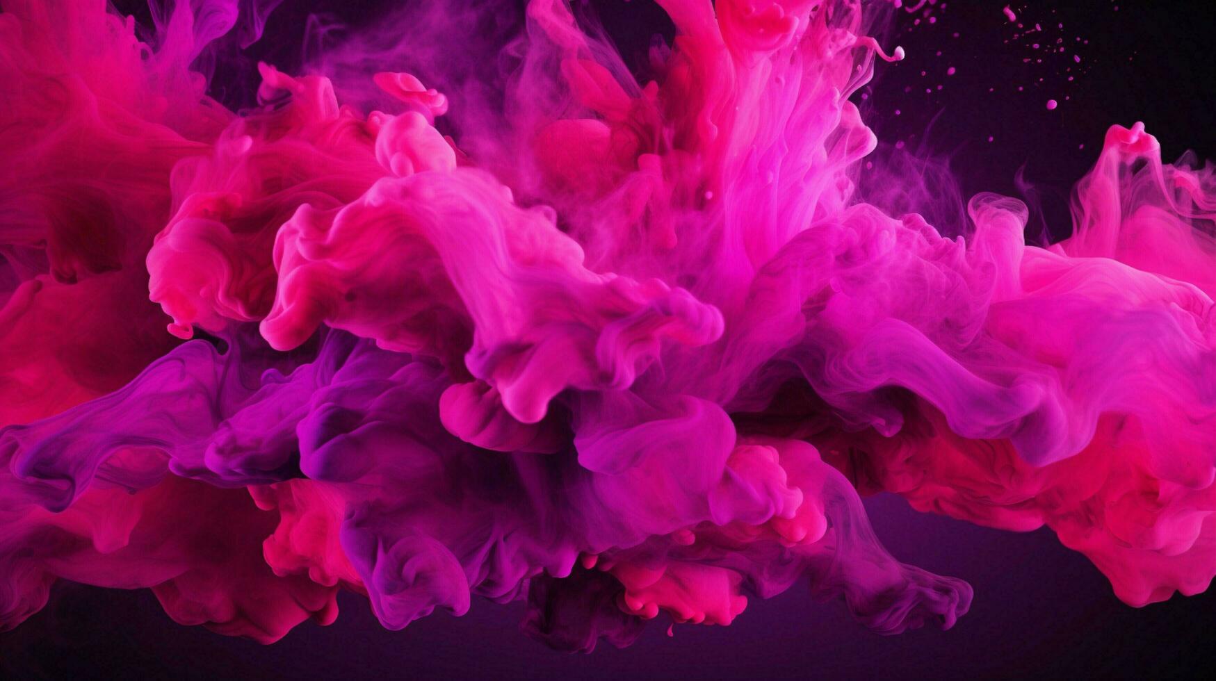 AI generated Fuchsia color splash background photo
