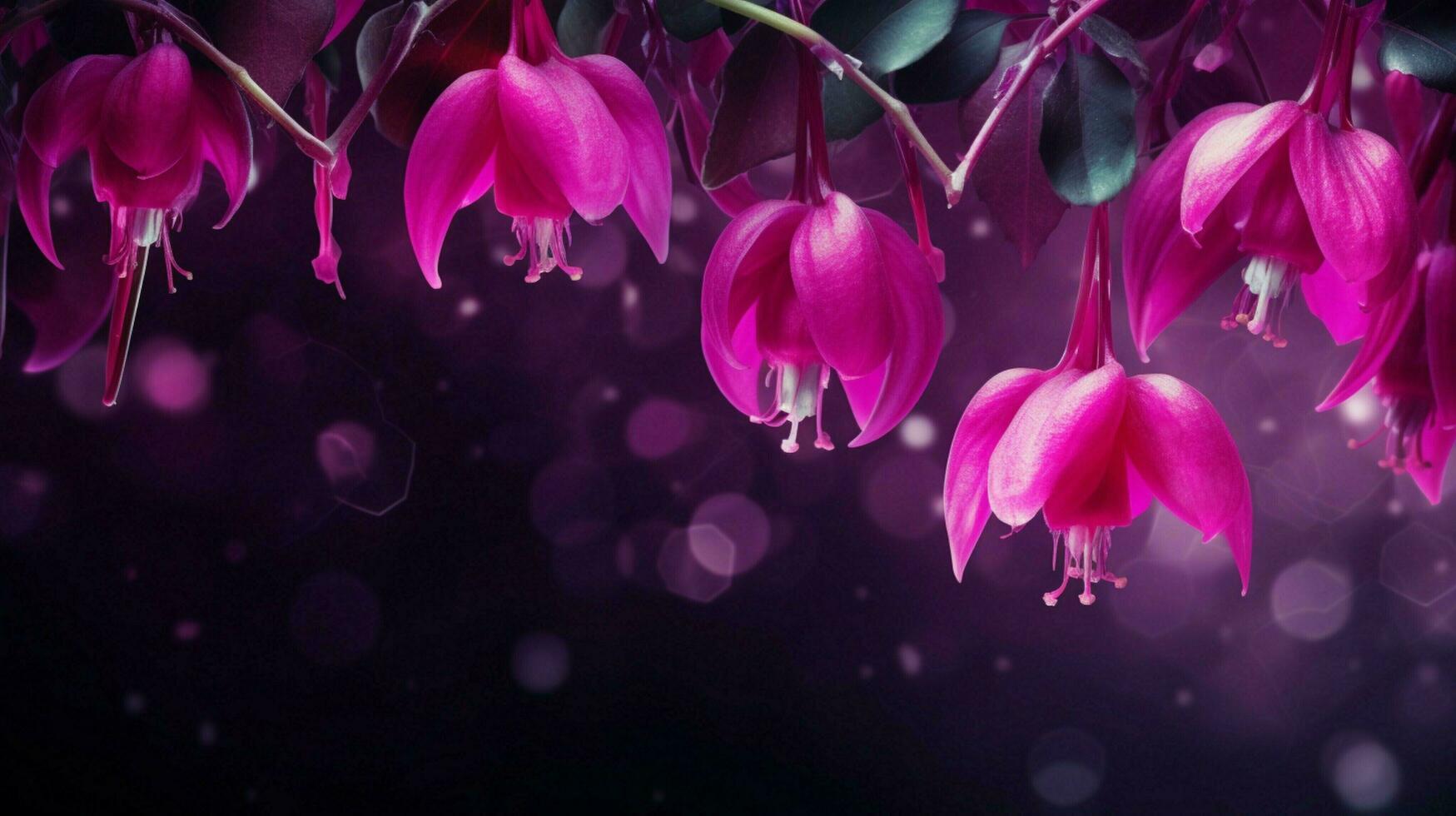 AI generated Fuchsia hard background photo