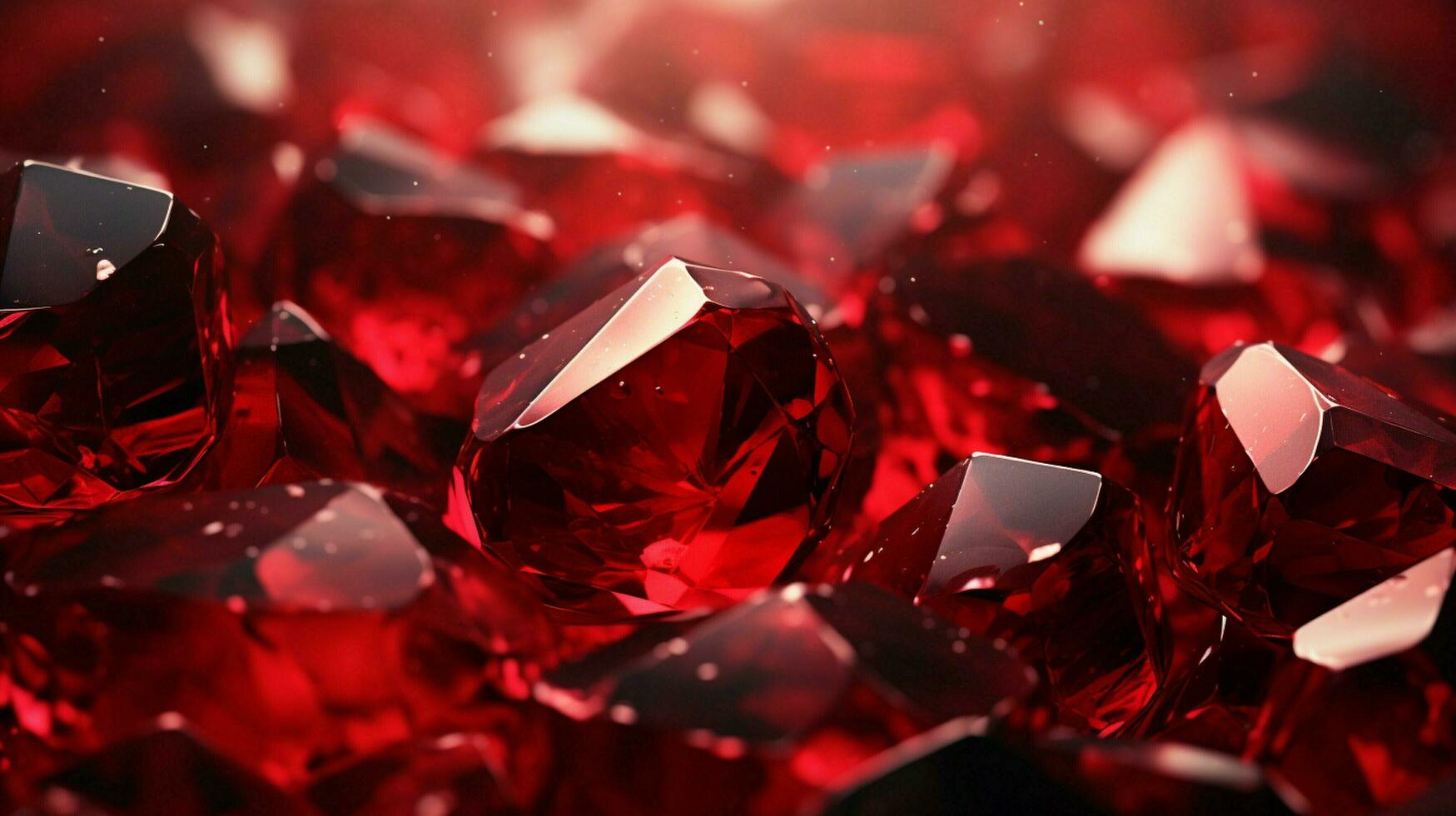 AI generated Garnet hard background photo