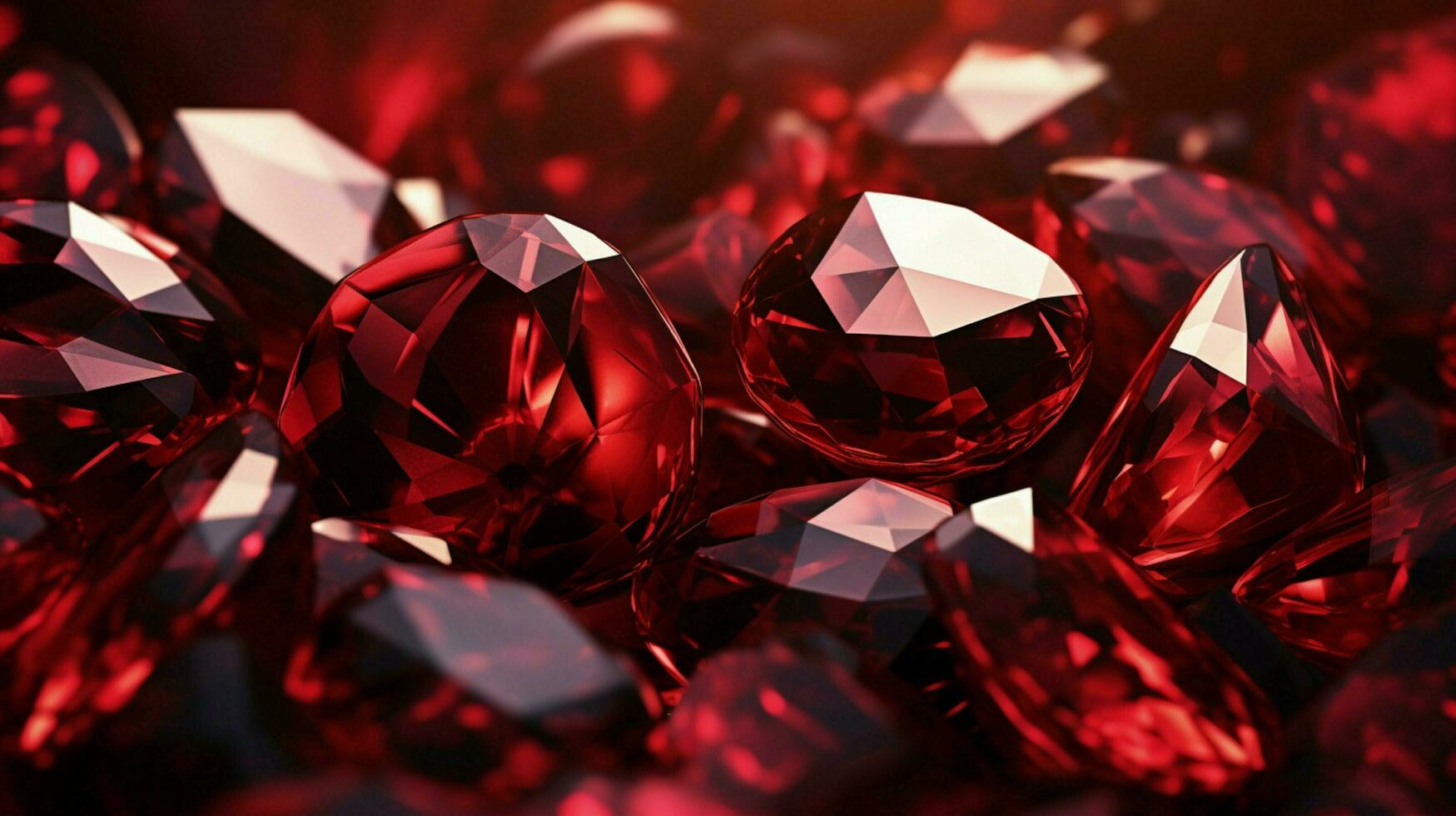 AI generated Garnet hard background photo