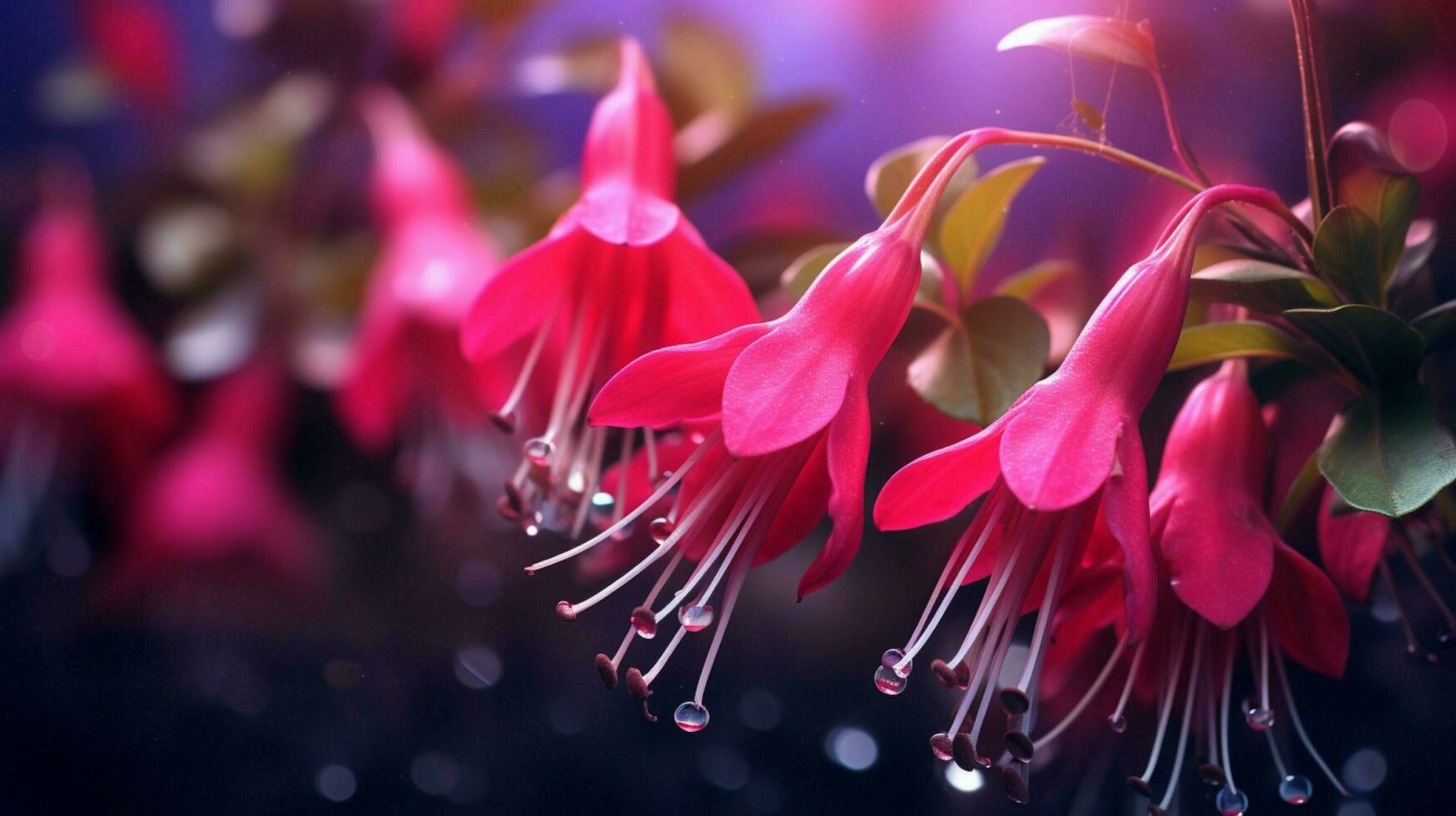 AI generated Fuchsia soft background photo