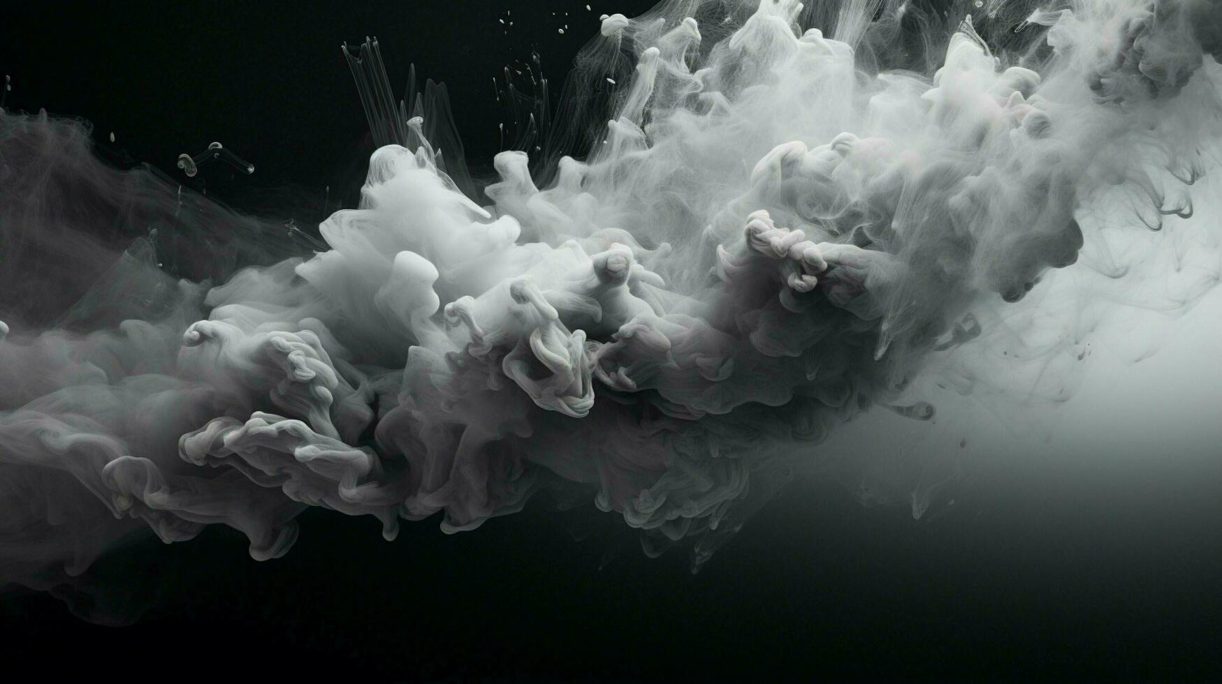 AI generated Grey color splash background photo