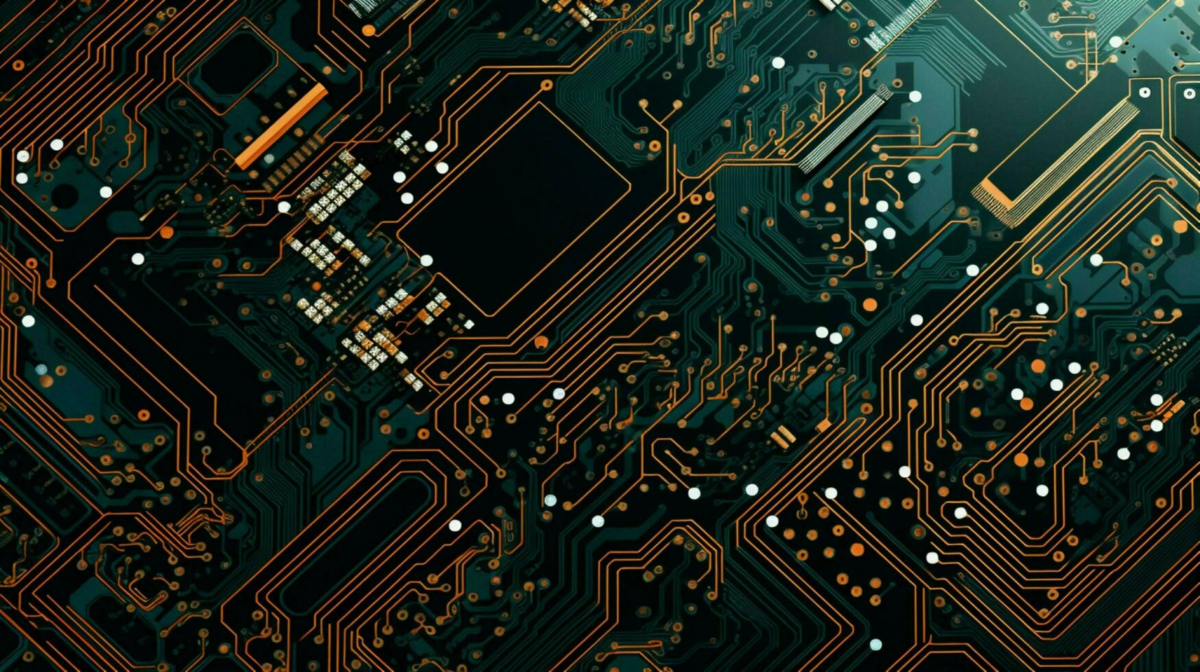 AI generated circuit board background photo