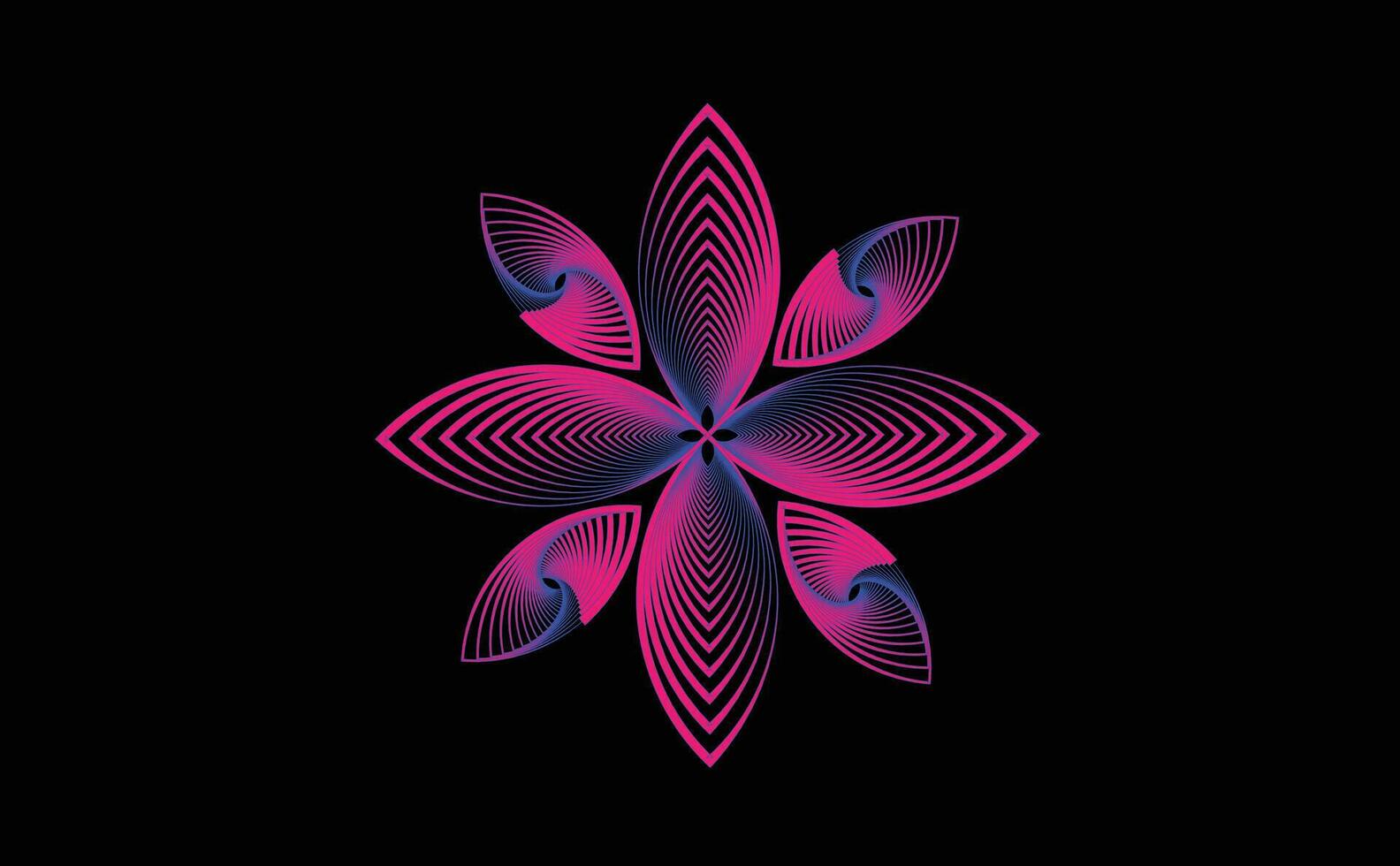 lujo mandala diseño vector antecedentes Clásico resumen floral modelo diseño vector Arte