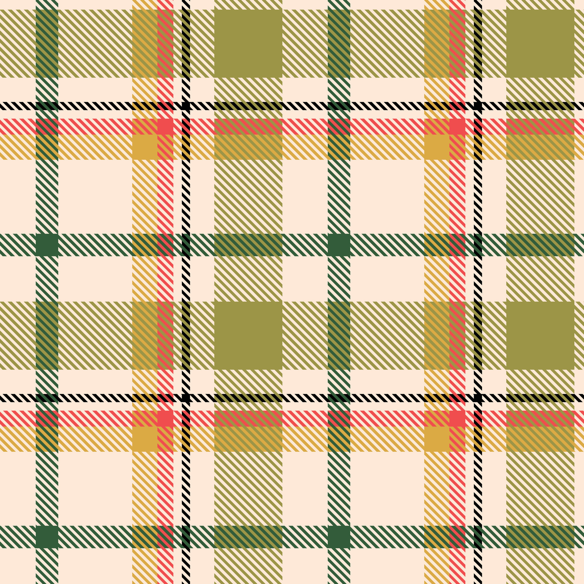 vector seamless pattern Scottish tartan Poster