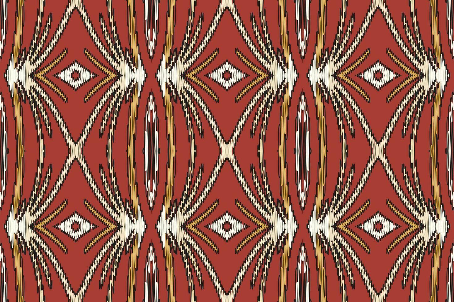 Motif folklore pattern Seamless Native American, Motif embroidery, Ikat embroidery vector Design for Print jacquard slavic pattern folklore pattern kente arabesque