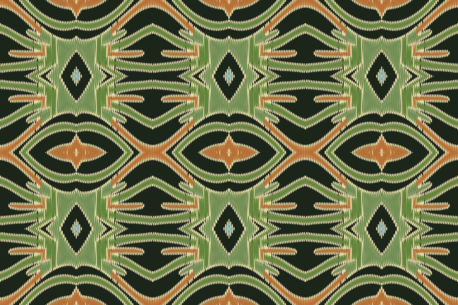 Motif folklore pattern Seamless Bandana print silk Motif embroidery, Ikat embroidery vector Design for Print tapestry floral kimono repeat pattern lacing spanish motif